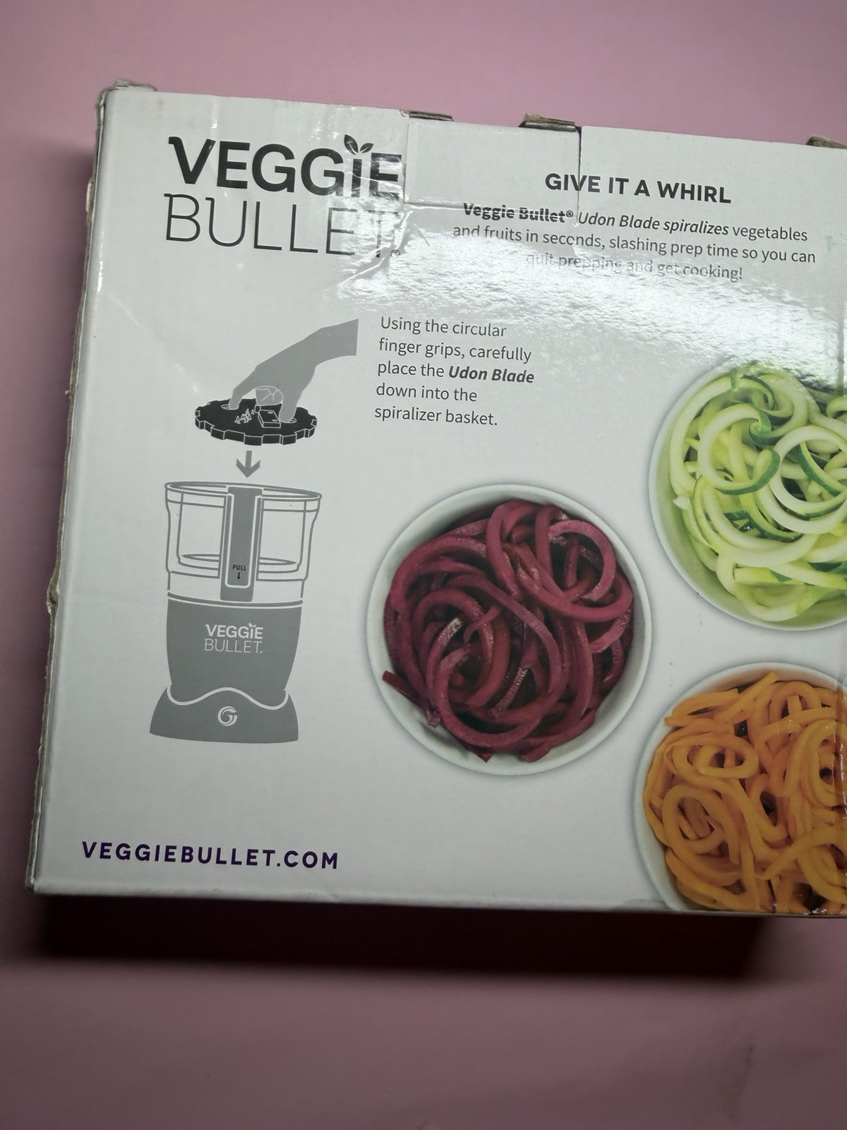 Veggie Bullet UDON BLADE for Fruits & Vegetables & Case Item# VBR-U0203New