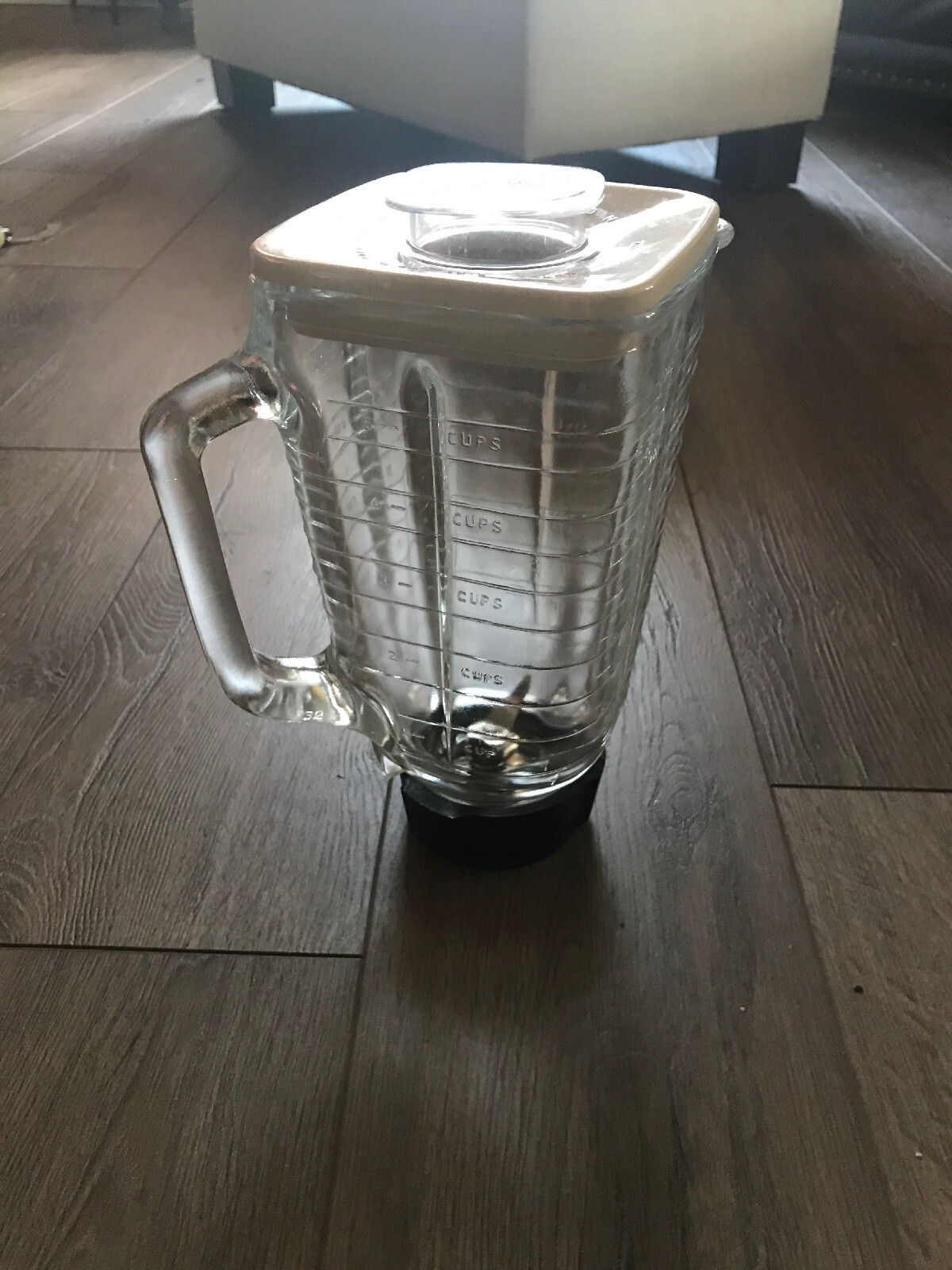 Oster Regency Kitchen Center BLENDER JAR 5 Cup Glass Pitcher Lid Blade