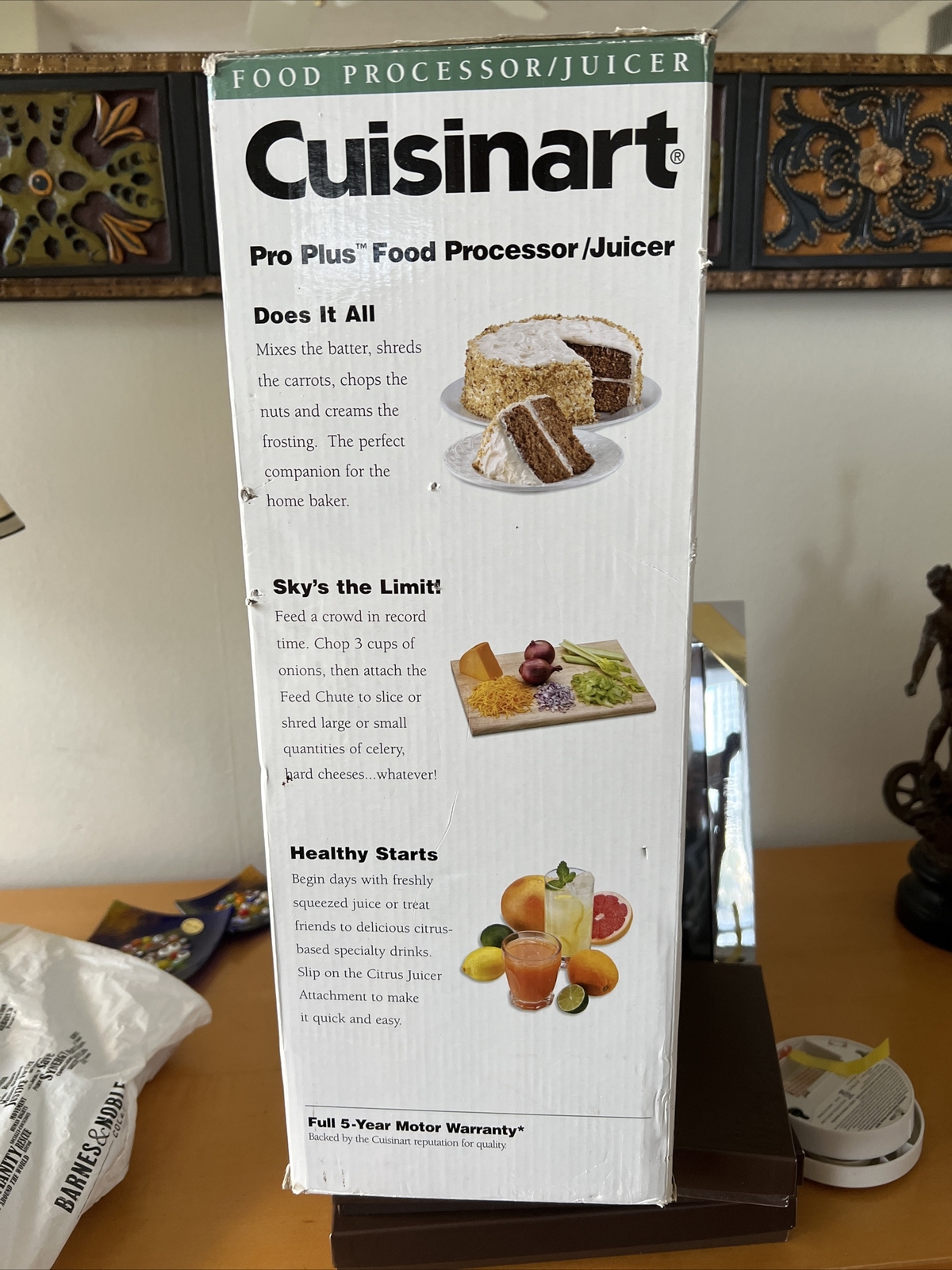 Cuisinart ProPlus Food Processor Juicer Model LPP 3Cup cap. Open Box,new