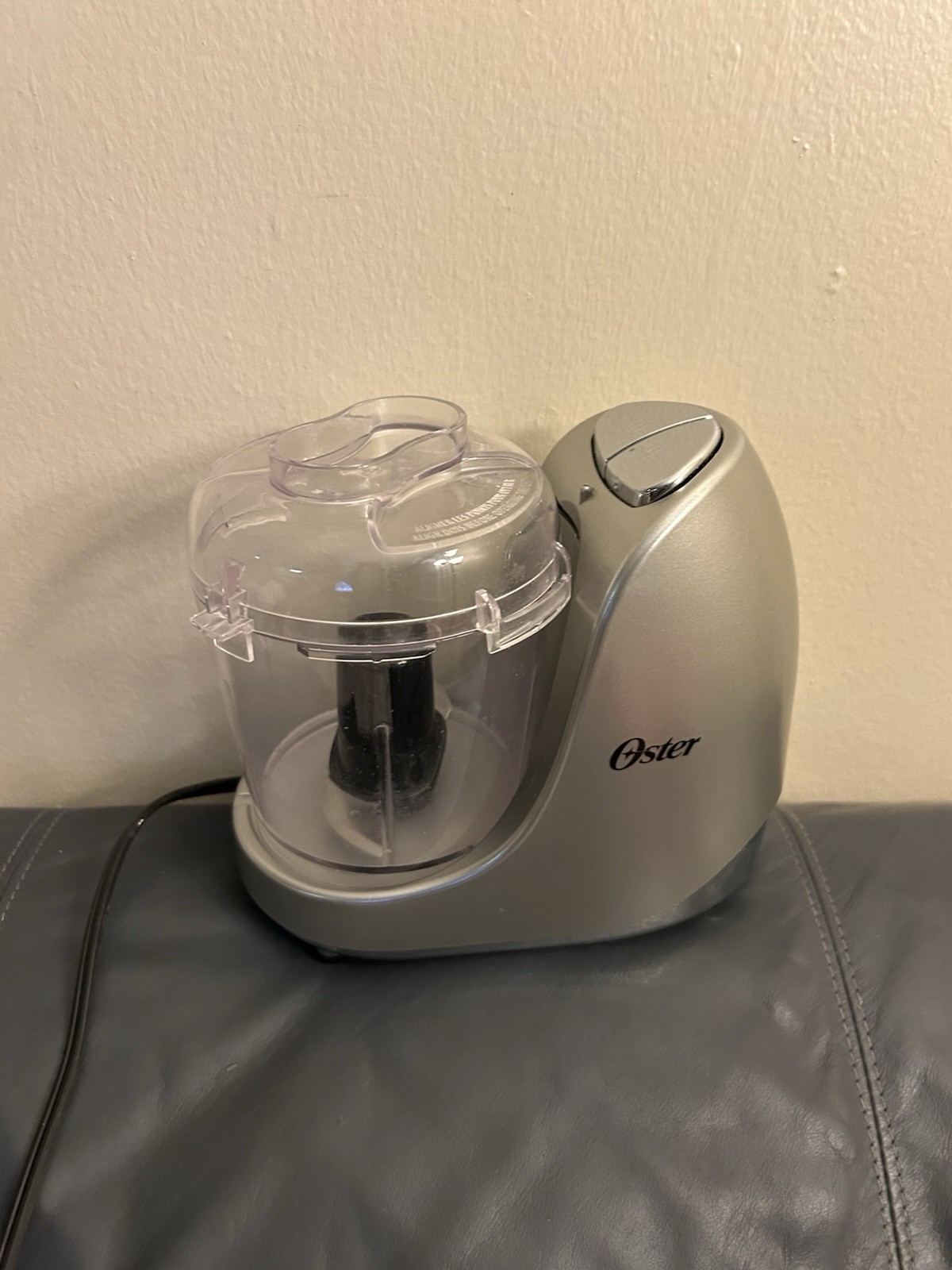 Mini Food Chopper 2 Speed 3 Cups Silver With Chrome Tested Works Appliance