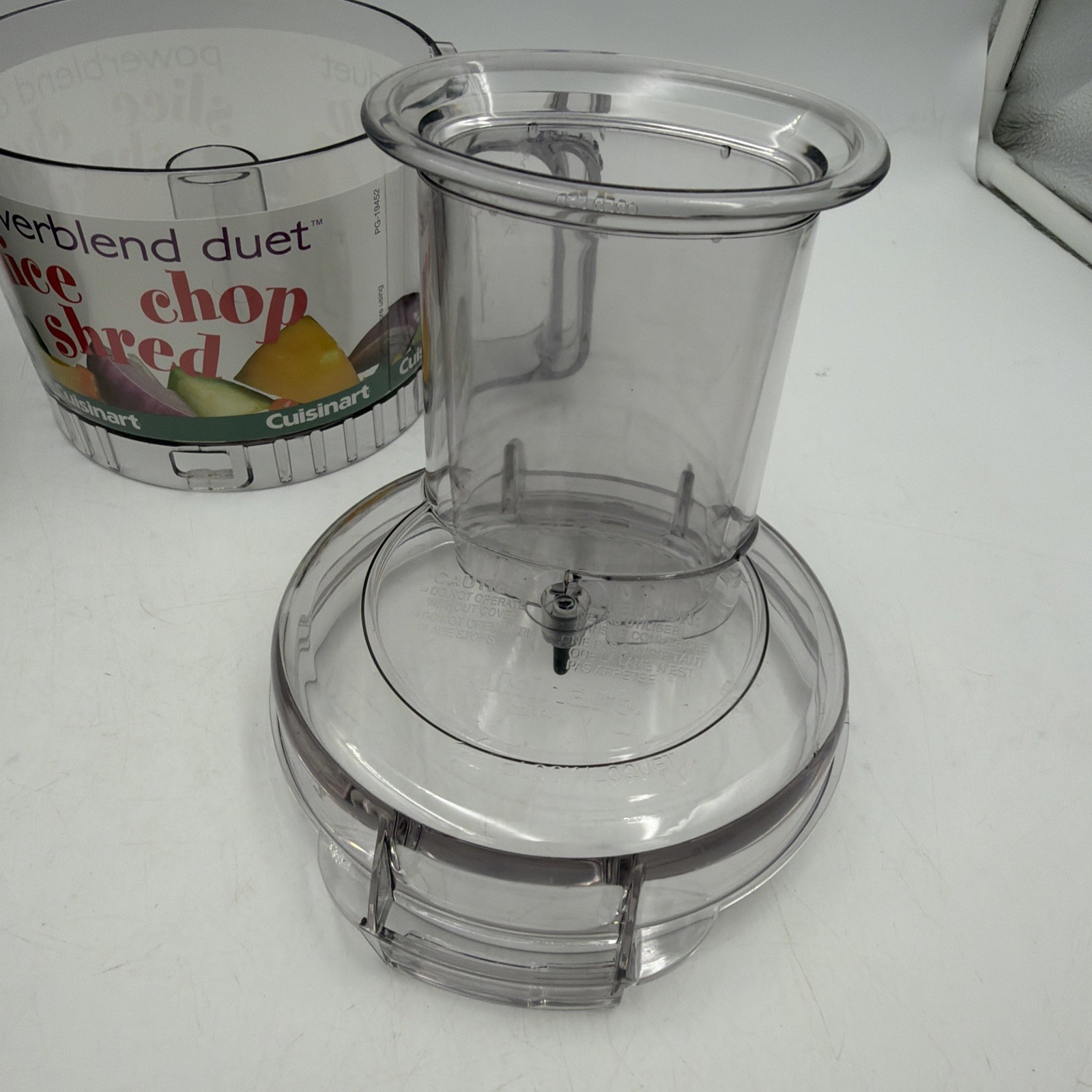 Cuisinart Powerblend Duet Food Processor Bowl, Base, Lid, Blade CBFP-10 BFP-10CH