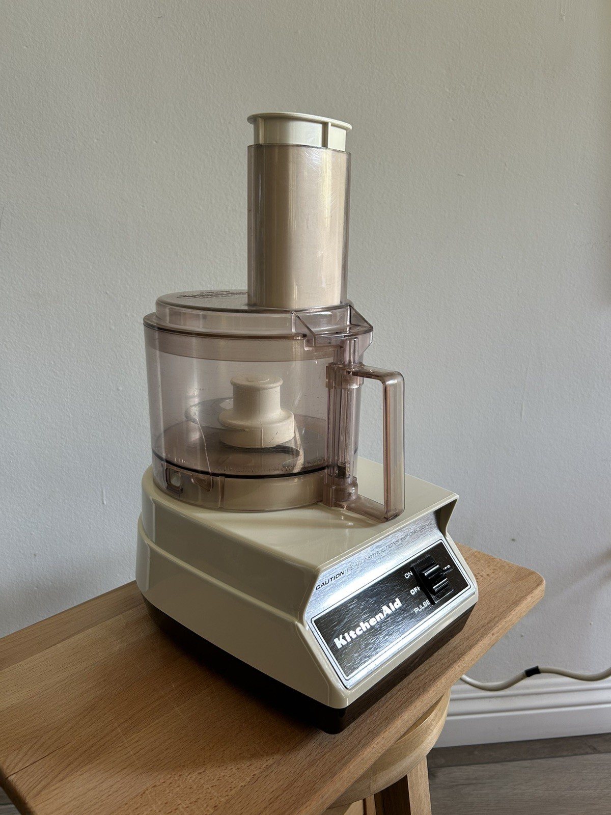 Vintage KITCHEN-AID FOOD PROCESSOR KFP 400 Tested and Works
