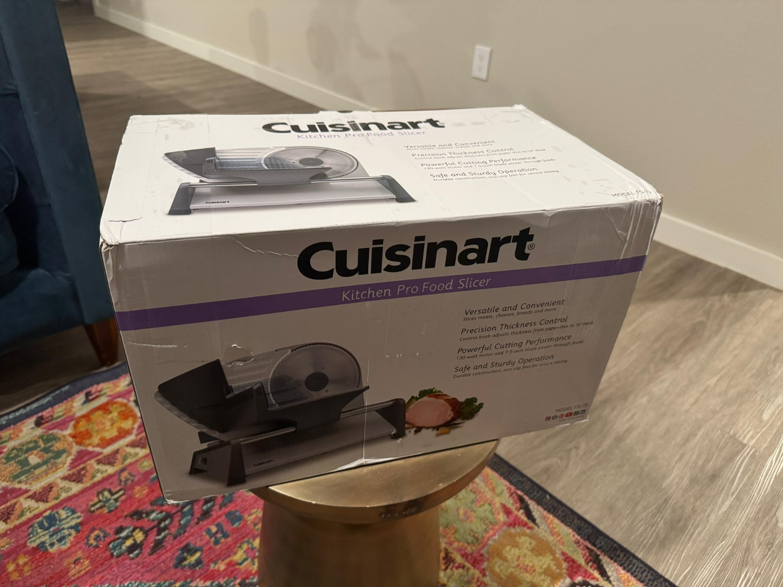 Cuisinart FS-75 Kitchen Pro 7.5″ Blade Food Slicer Gray