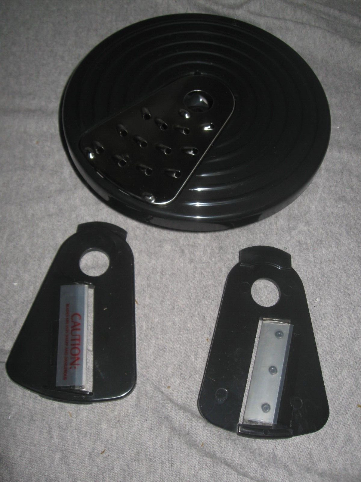 NEW Culinare Rocket Chef Food Processor Blade Holder w/ Blades Replacement