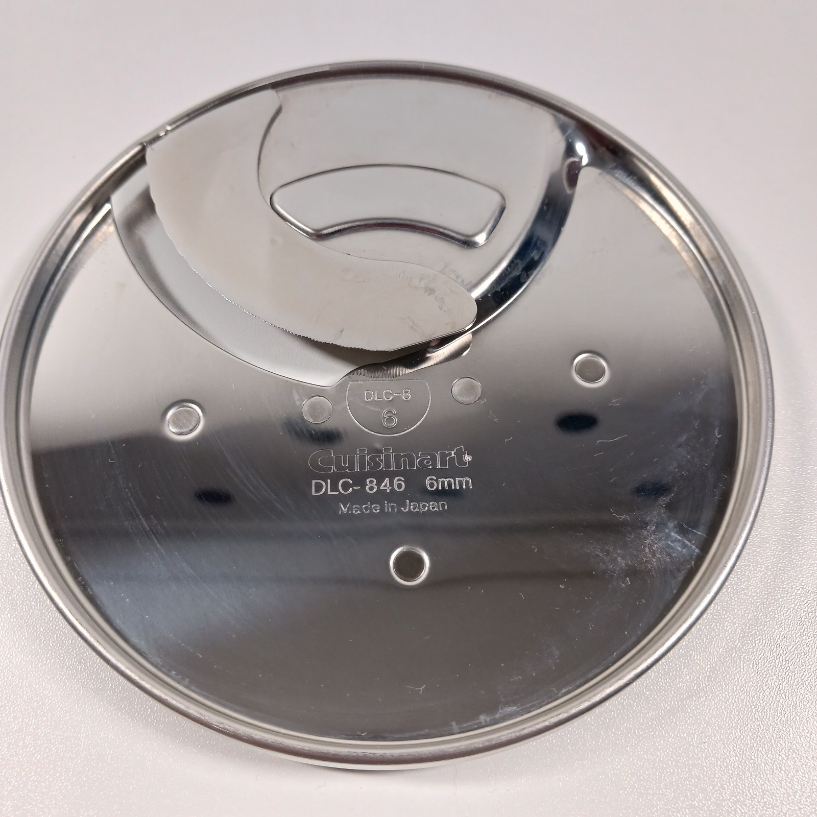 Cuisinart DLC-8 Food Processor Disc Blade Set of 7 Blades and Holder Stand