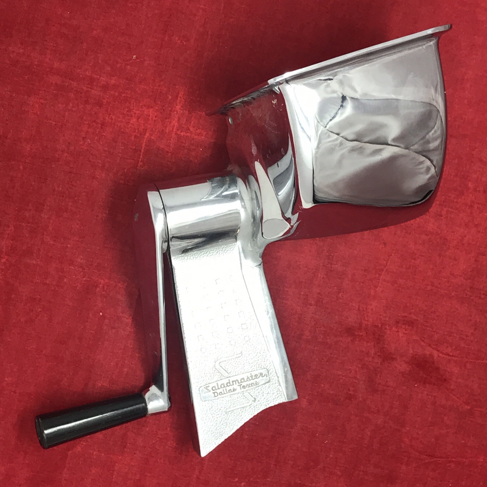 SALADMASTER Chrome Food Processor Finger Guard Grinder Handle ONLY Dallas Texas