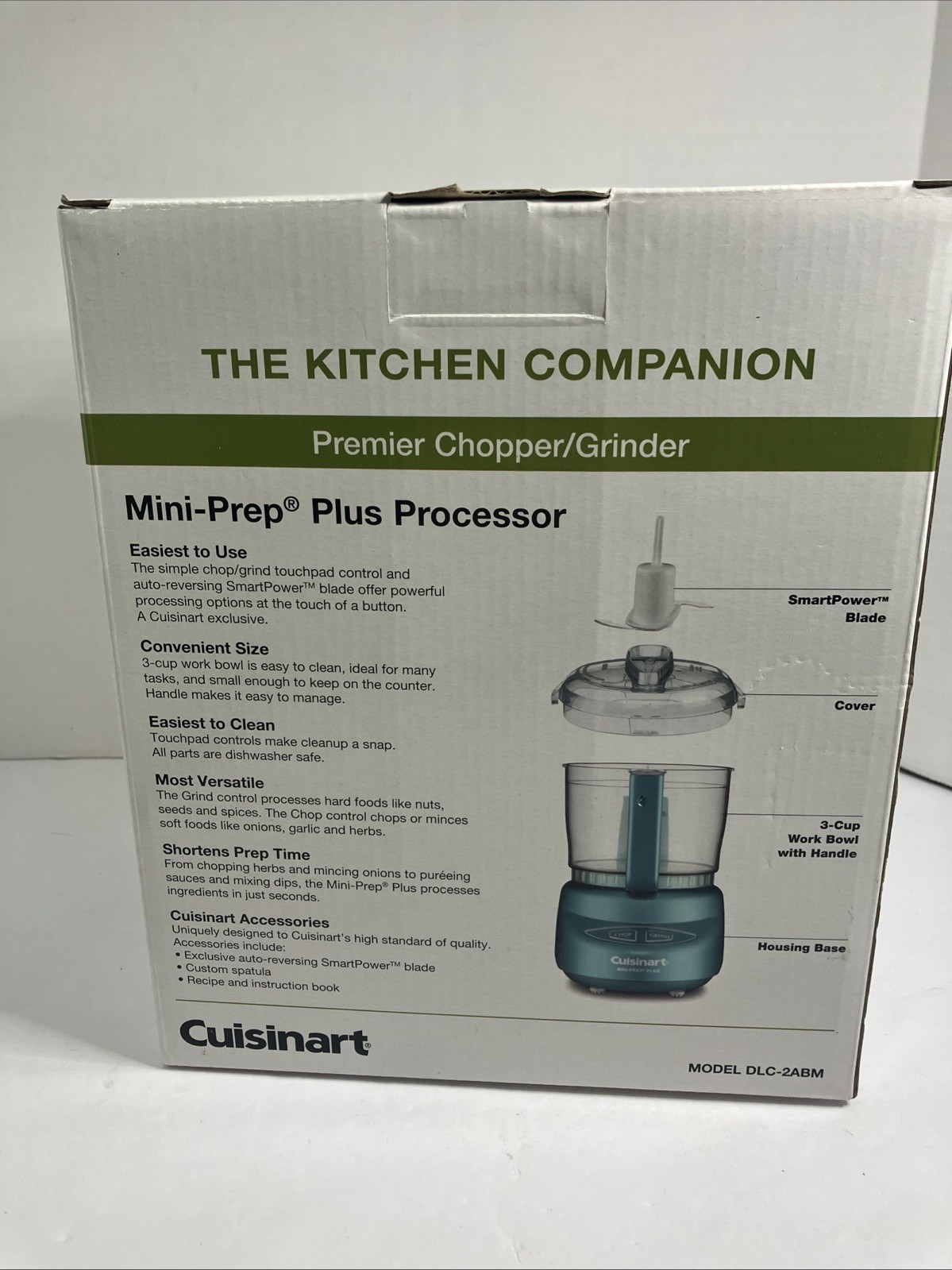 Cuisinart Mini Prep Plus Premier Food Processor Chopper Grinder Aqua Color – NEW