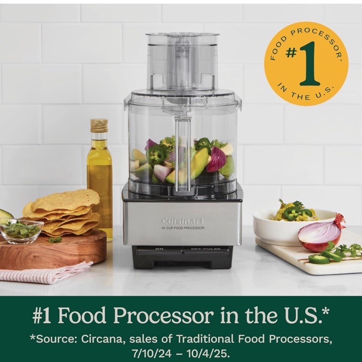 Cuisinart DFP-14BCNY Custom 14-Cup Food Processor Stainless Steel