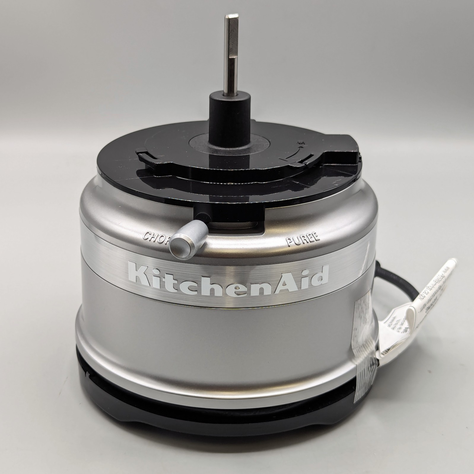 New KitchenAid 3.5 Cup Food Chopper KFC3516 Replacement Silver Motor Base