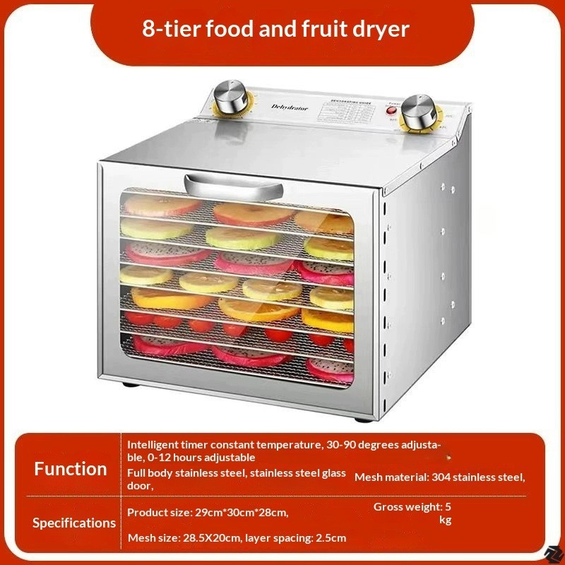 18th Floor High Capacity Food Pet Snacks Meat Vegetables Dryer Heating Dried