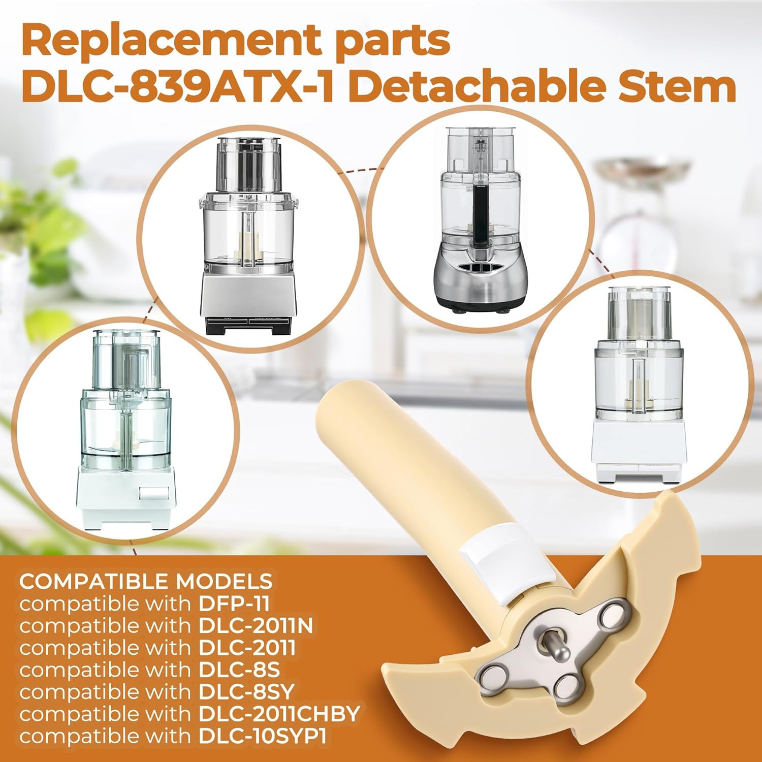 DLC-839ATX-1 for Cuisinart 11 Cup Food Processors DFP-11 DLC-2011 DLC-8S