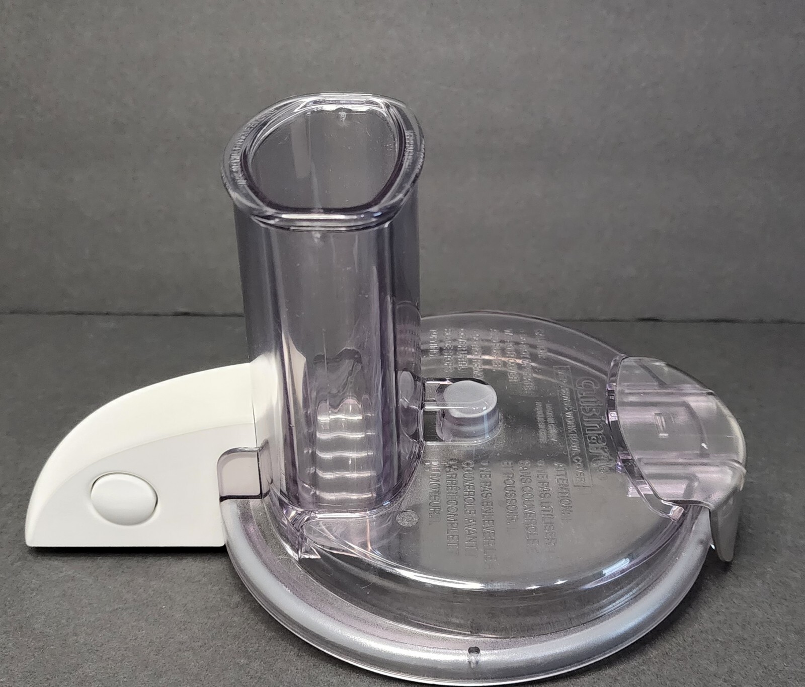 Cuisinart Elite Series MFP-108BKWBC Work Bowl Lid & Food Pusher Replacement Part