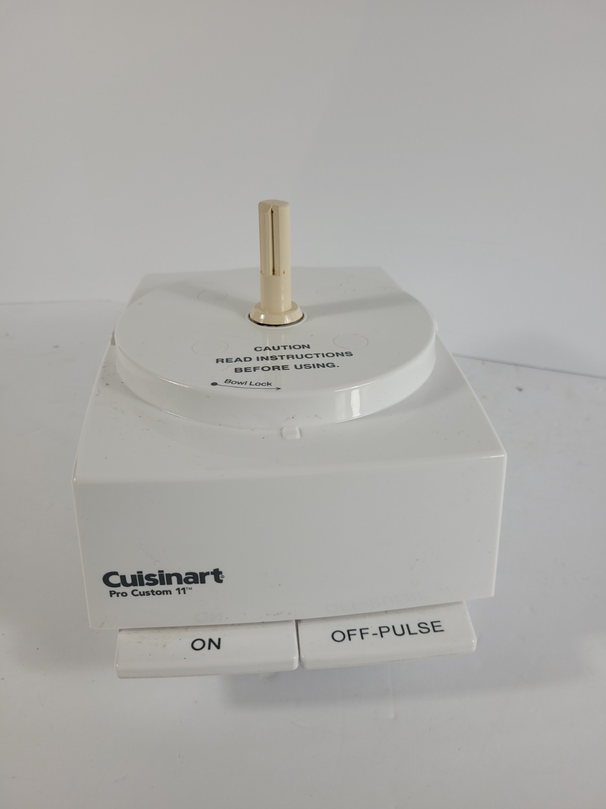 Cuisinart Pro Custom 11 Food Processor Motor Base only White DLC-8S TX WORKS