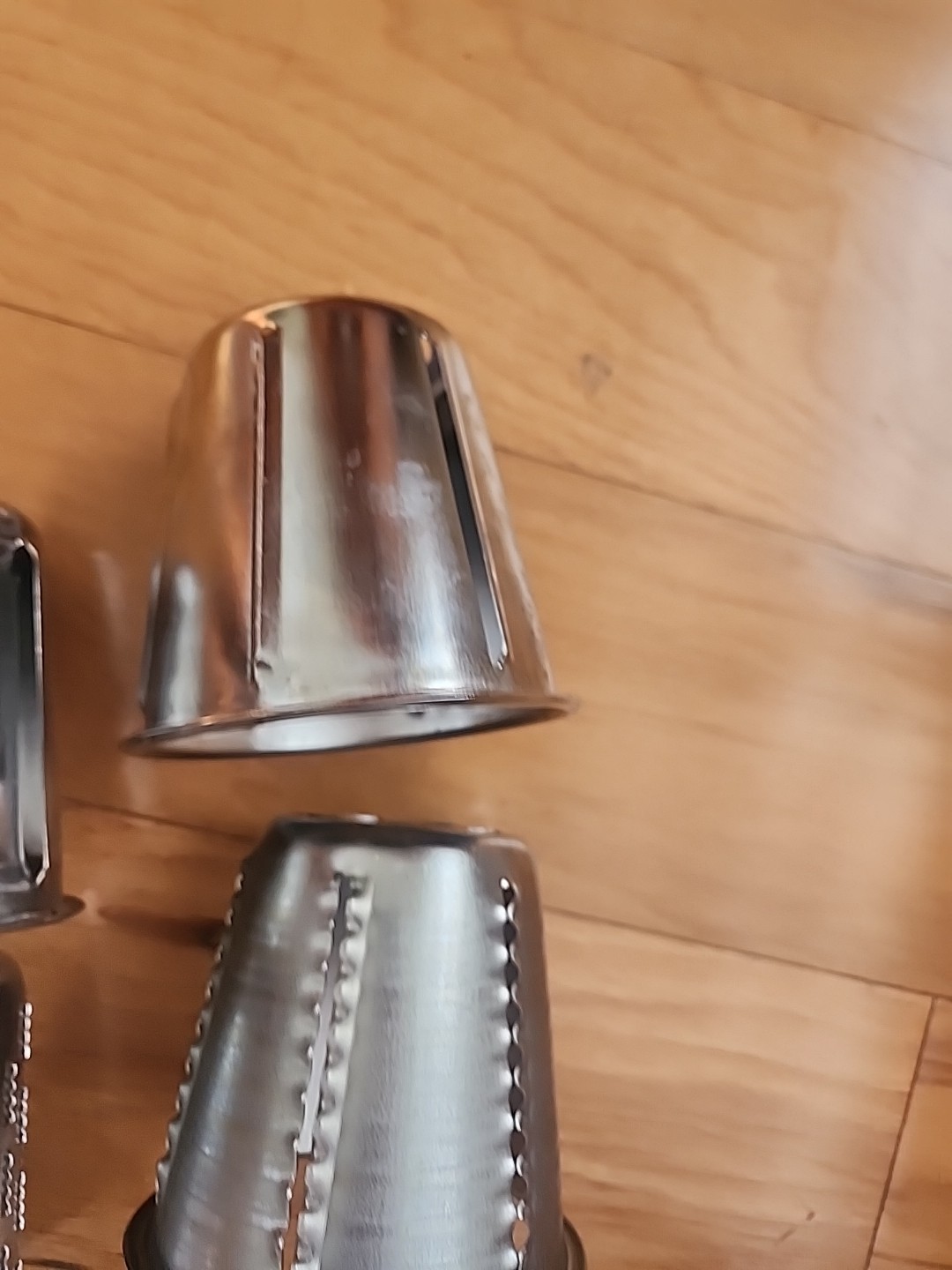 Lot Of 4 Grater/Slicer Cones ONLY Food Grater Shredder
