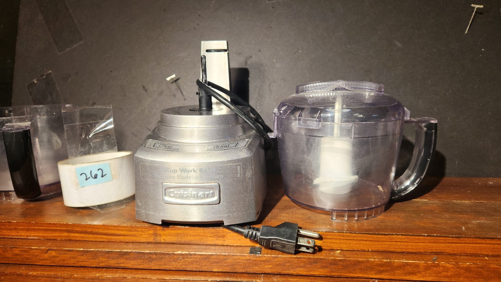 CUISINART 4 Cup Work Bowl Exclusive Bladelock System. #PG24489. Plus Extra Bowl