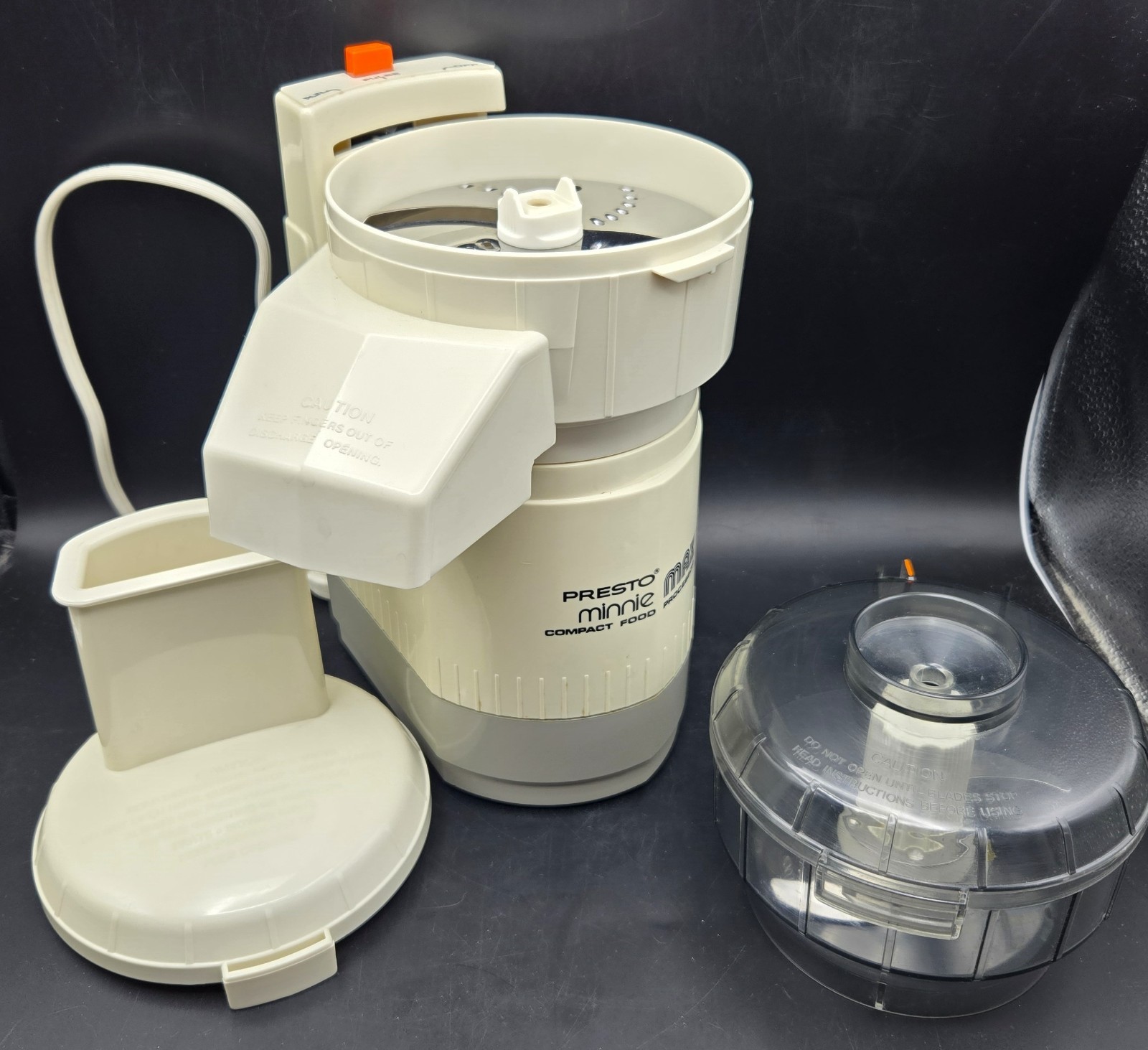 Vtg Presto Minnie Max Compact Food Processor 0290002 Shred Slice Chopper ~ Video