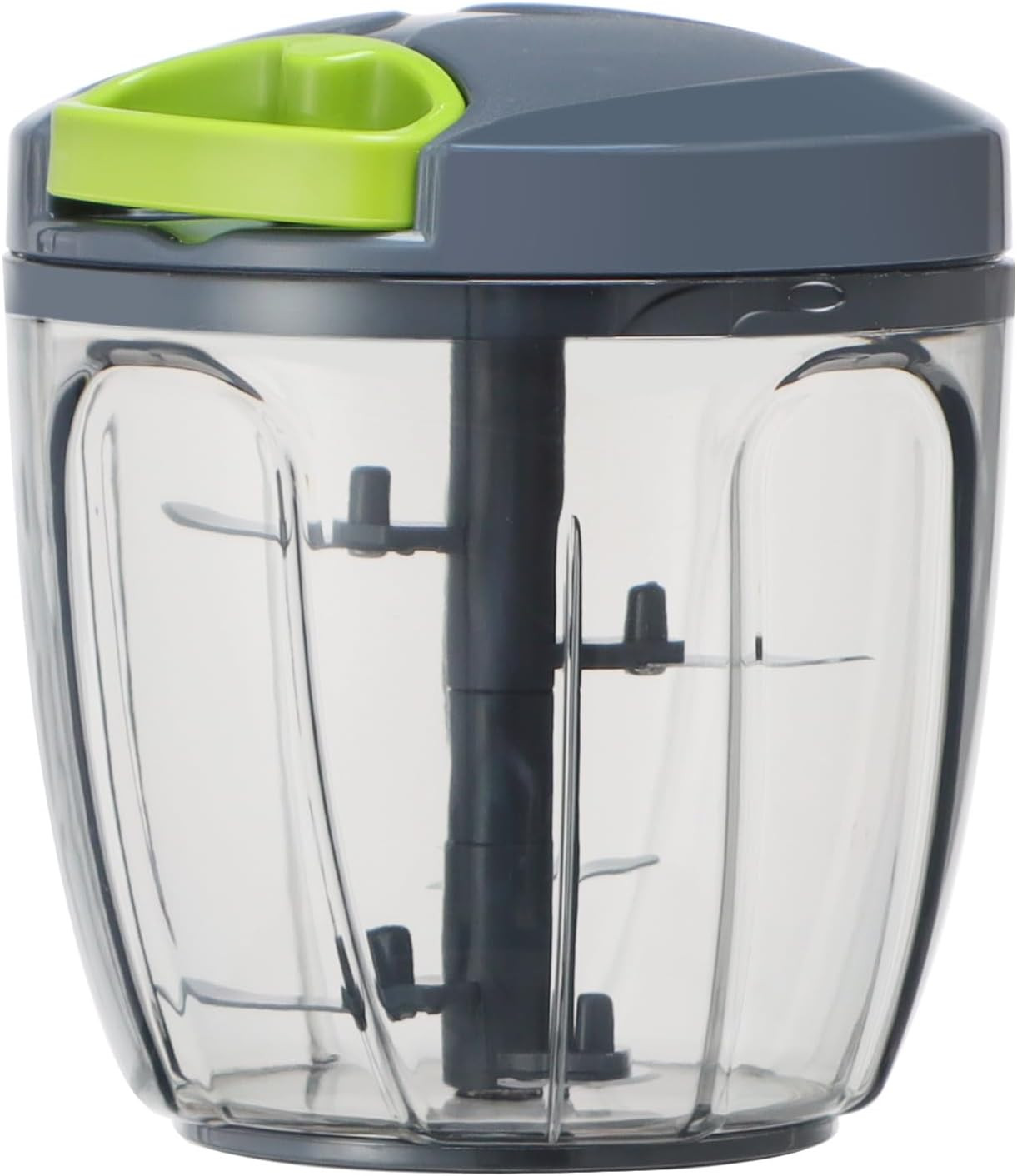 Manual Food Processor Vegetable Chopper, Portable Hand Pull String Garlic Mincer