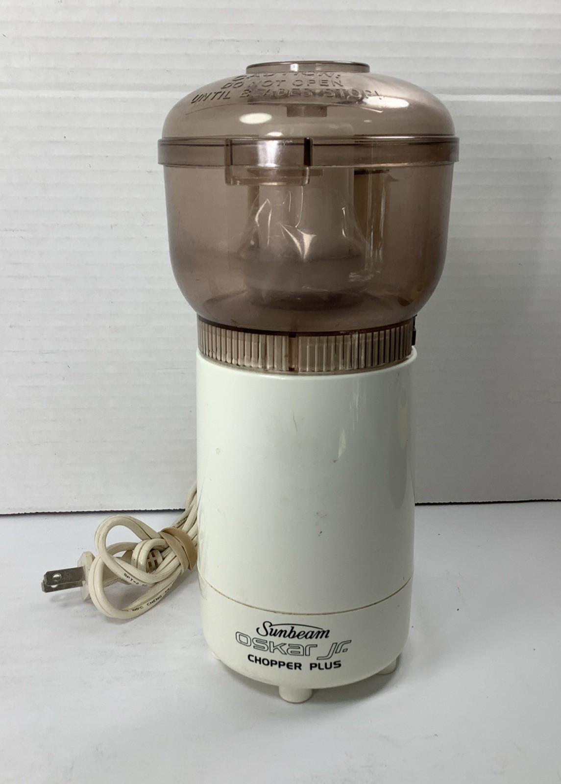 Sunbeam Food Processor Oskar Jr Chopper Plus 14131 Vintage With Bowl & Blade