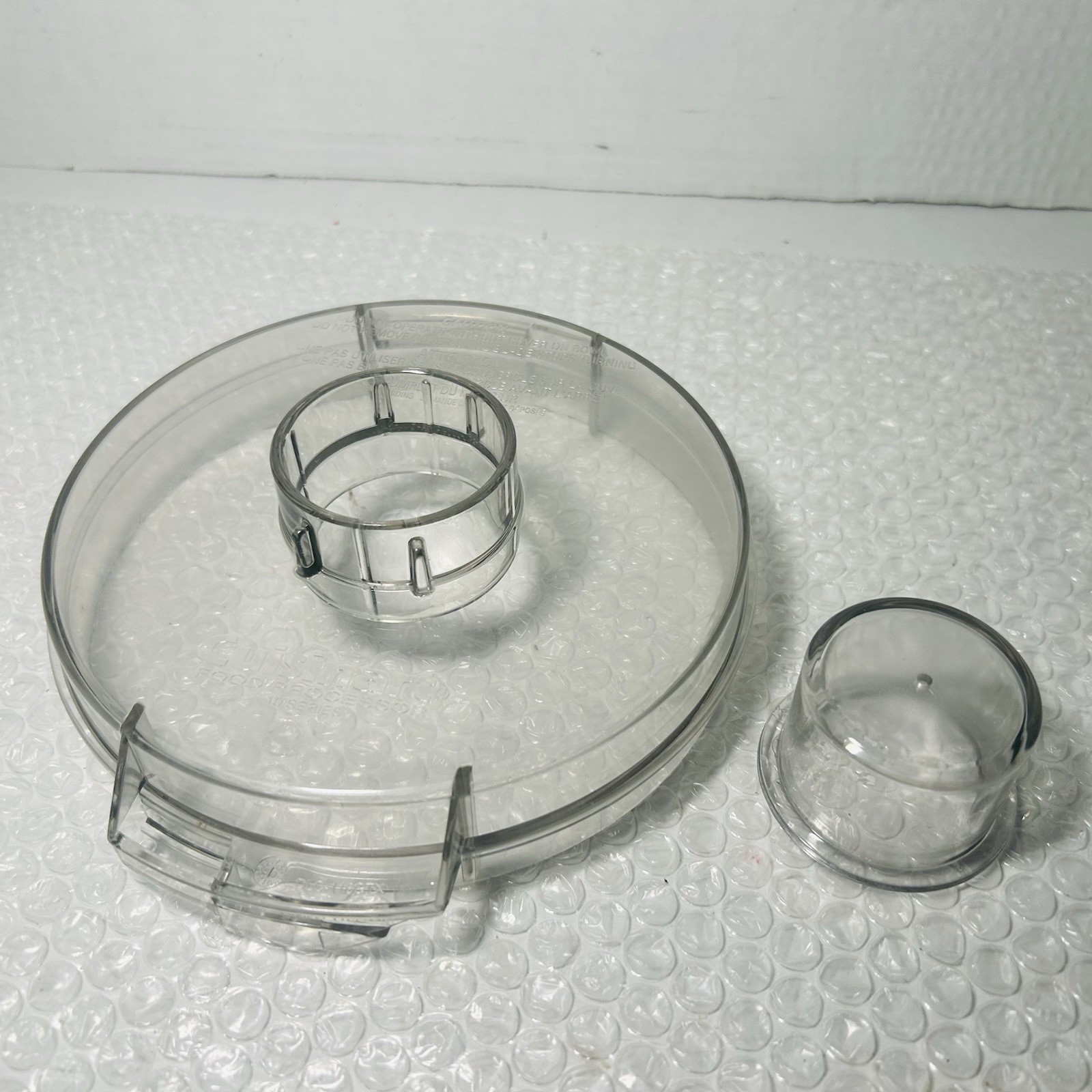 CUISINART Food Processor * Lid & Center Cap DLC-116GTX for work bowl FP 631AGTX
