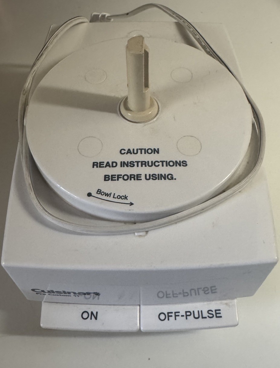 Cuisinart Pro Custom 11 Food Processor White Tested And WORKING