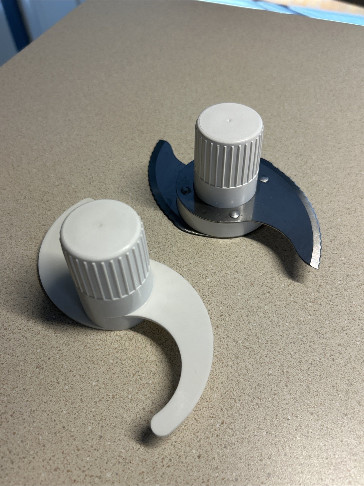 Sears Counter Craft Food Processor Model 400 2 Blade Replacements Metal Plastic