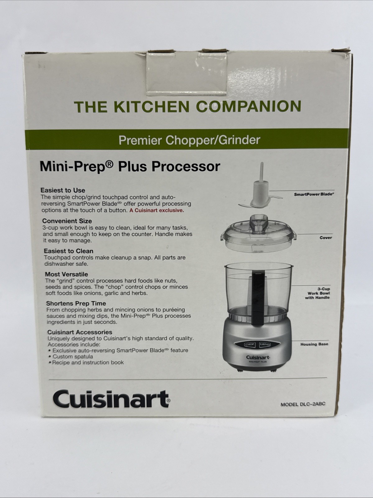 Cuisinart Mini Prep Plus Food Processor 3 Cup Premier Chopper Grinder Working