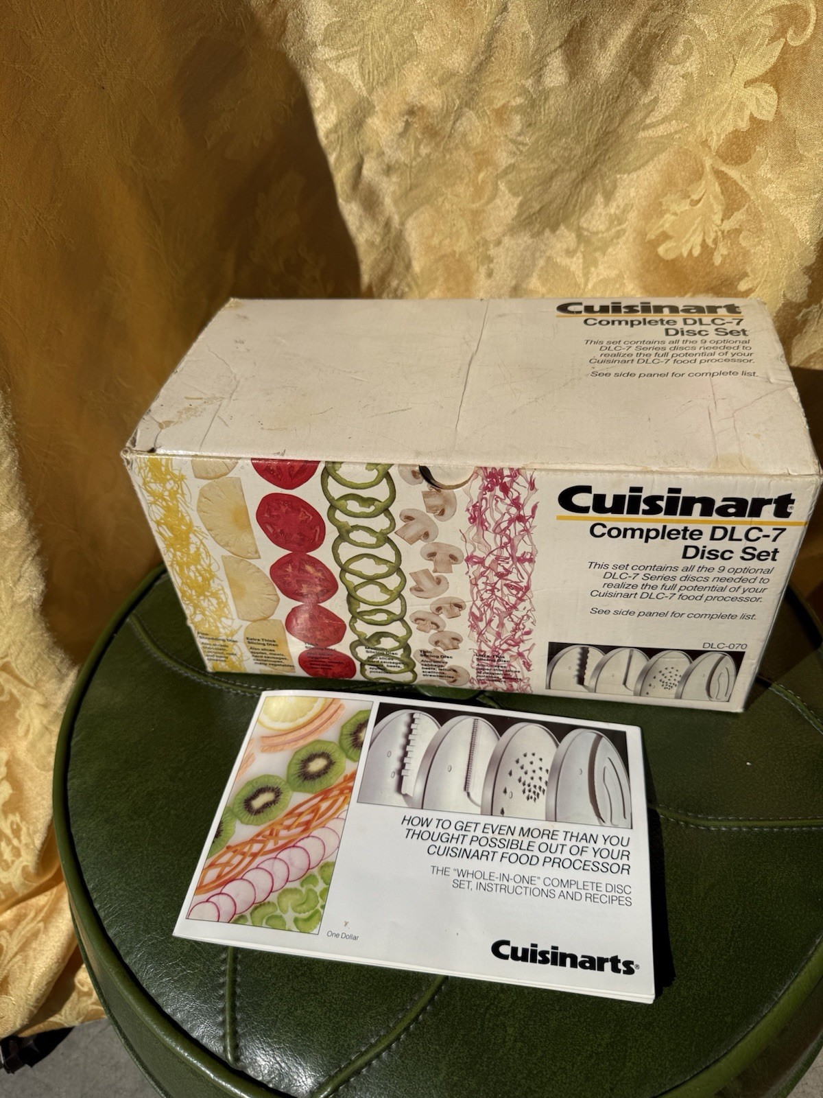 Cuisinart Complete DLC-7-070 DLC-7 Set Of 9 Made In Japan EXCELLENT 9 Discs