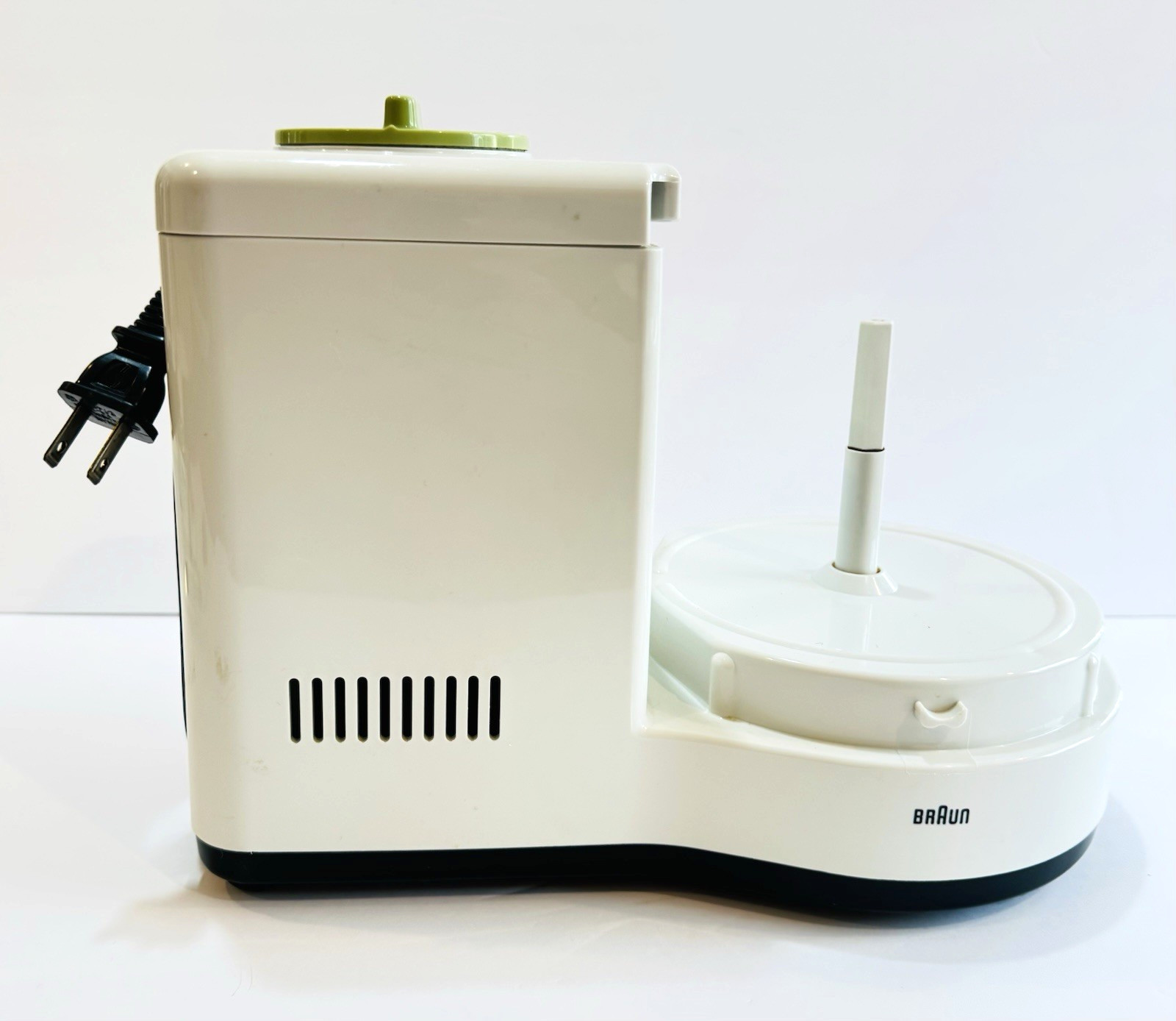 Braun Multipractic Food Processor 4259 BASE MOTOR & COOKBOOK ONLY Tested WORKS!