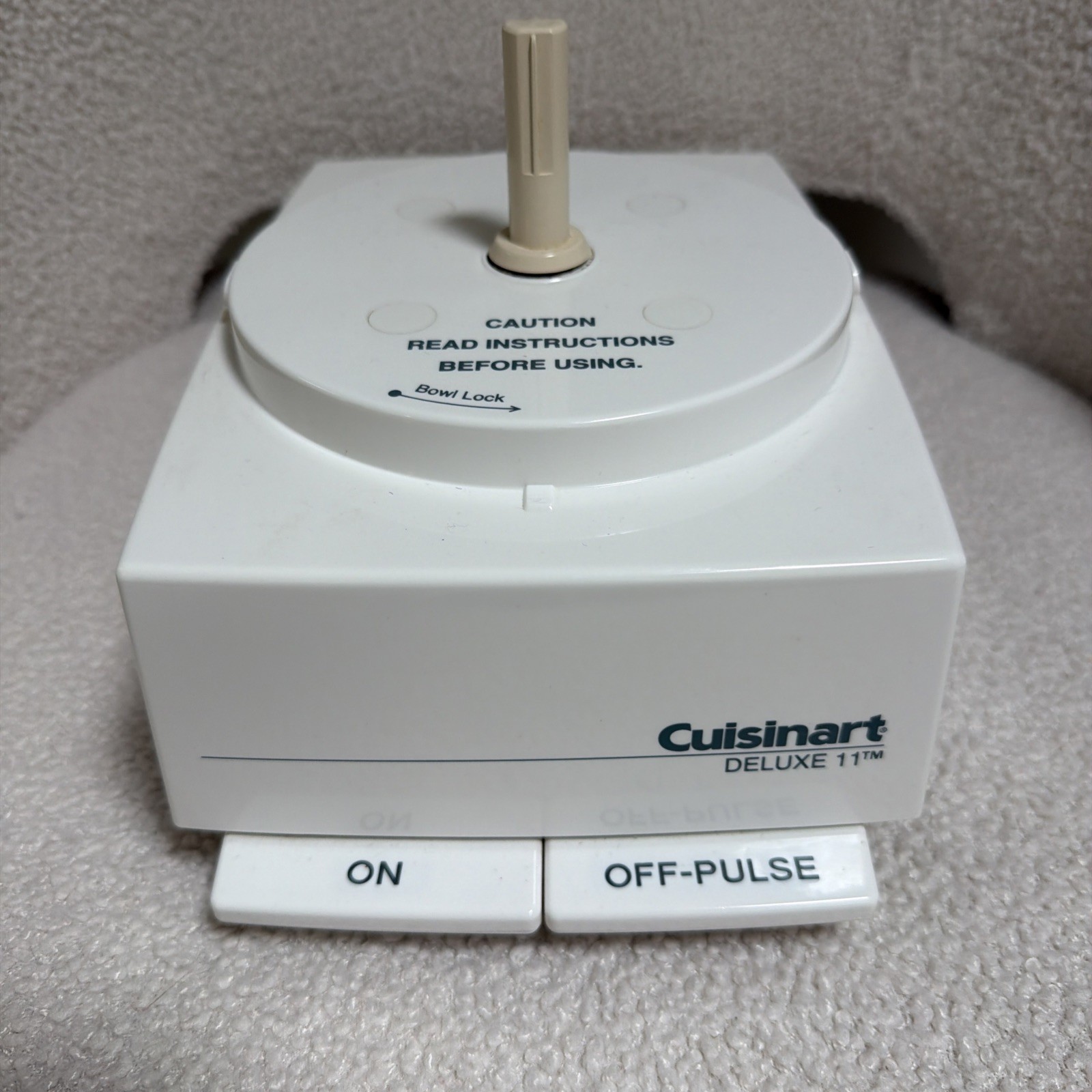 Cuisinart Deluxe 11 Food Processor Use & Care/Recipe Book & Disc Holder W/Blades