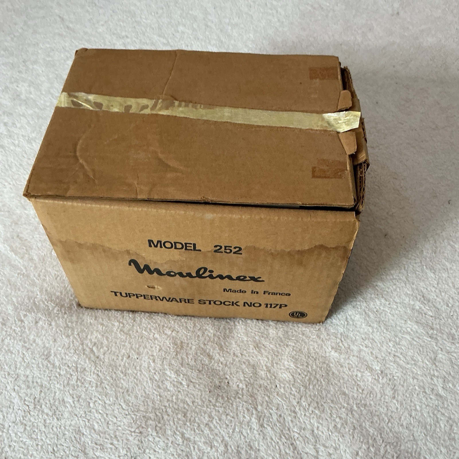 The Moulinex Tupperware Kitchen Works Model 252 Tested Working Made In France
