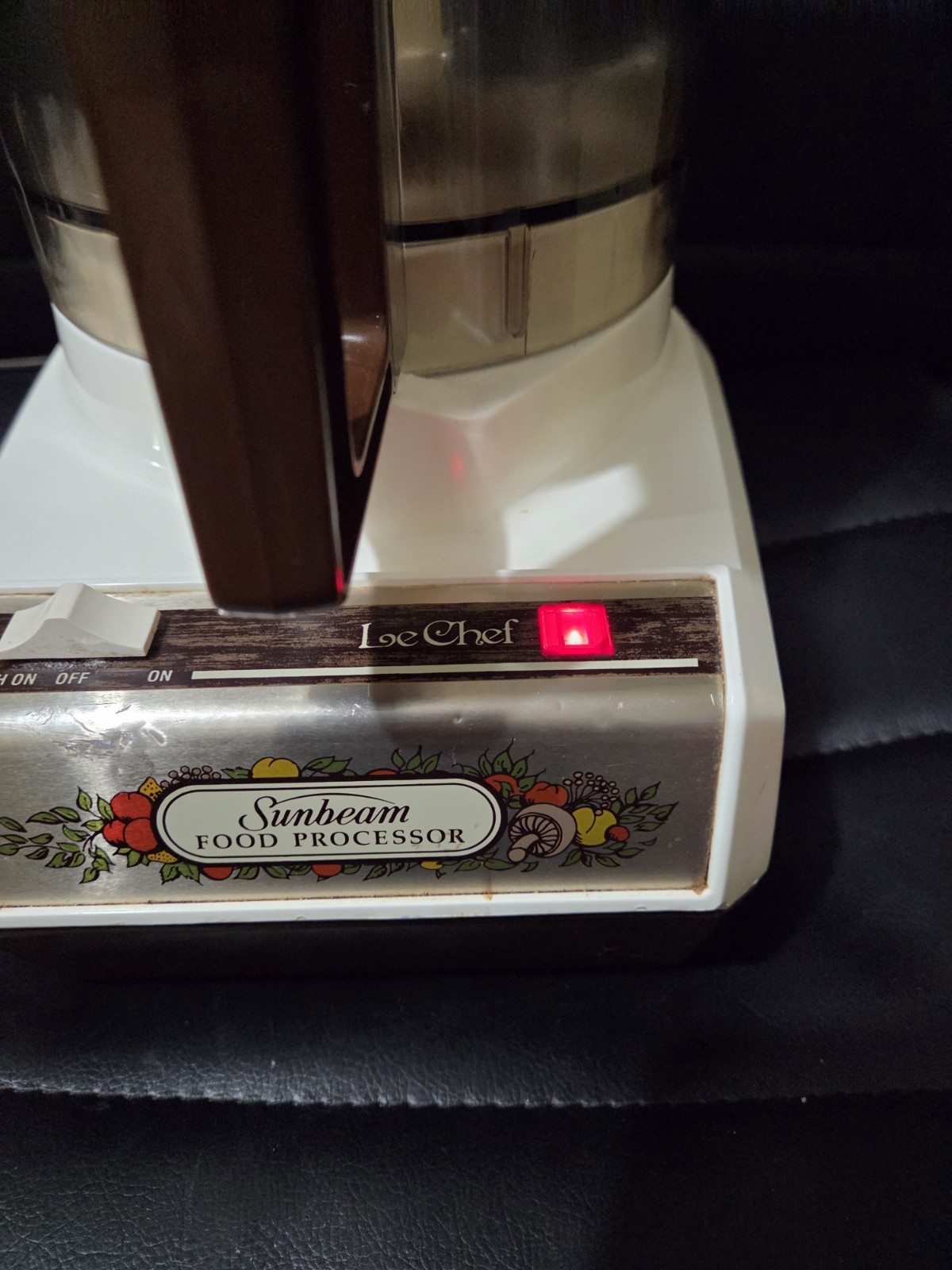 Vintage Sunbeam Le Chef Food Processor Model 14-1A Great Working & Very Clean
