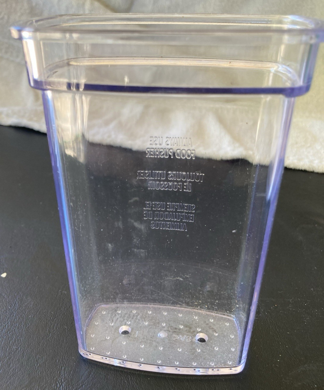 Hamilton Beach Model 70730 Food Processor Replacement Pusher Only MINT [147]