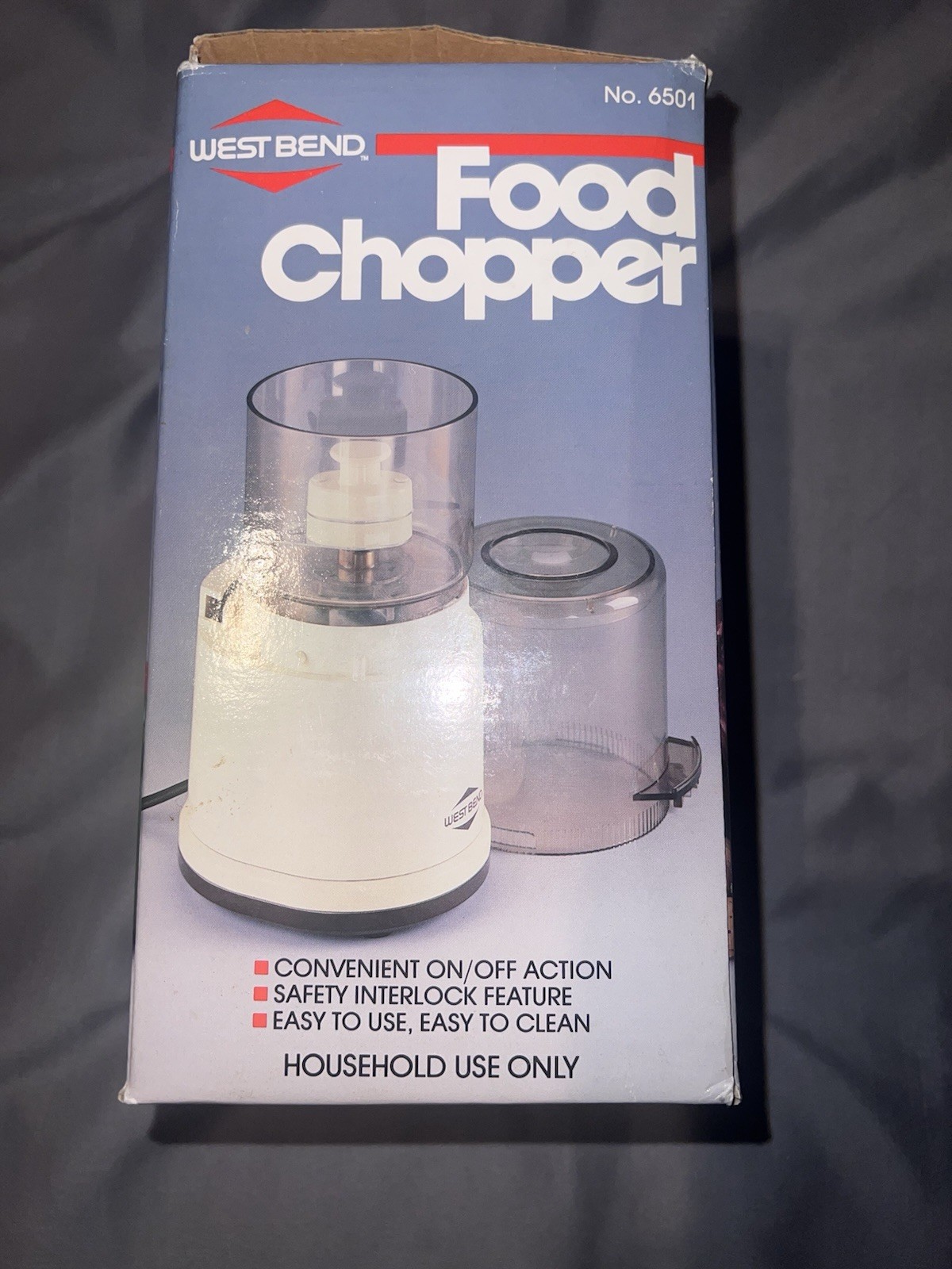 West Bend Mini Food Chopper Vintage Kitchen Appliance Food Processor