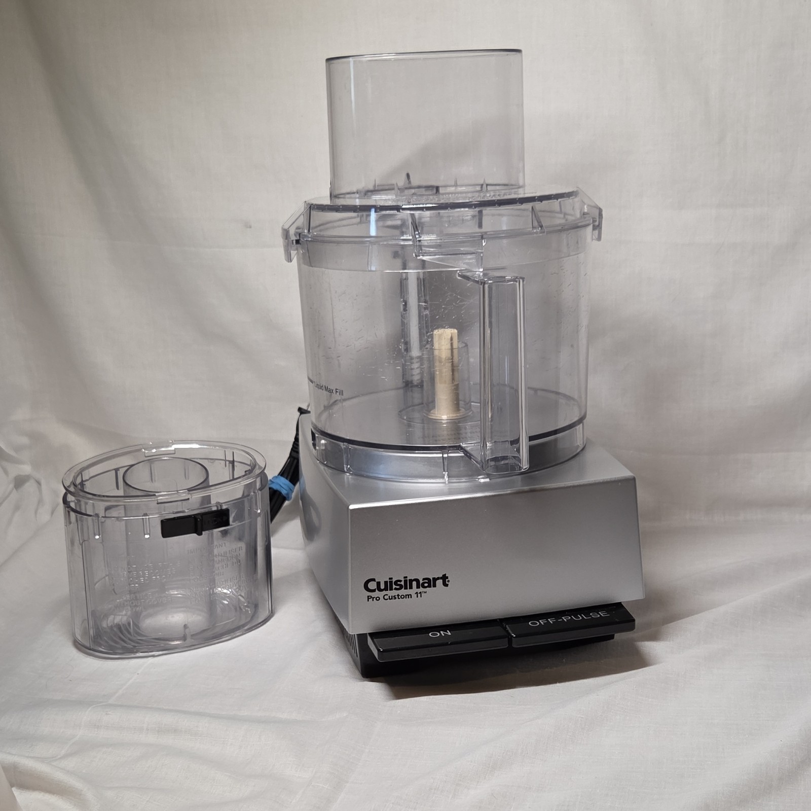 Cuisinart Pro Custom 11 Food Processor DLC-8S Silver TESTED & WORKING