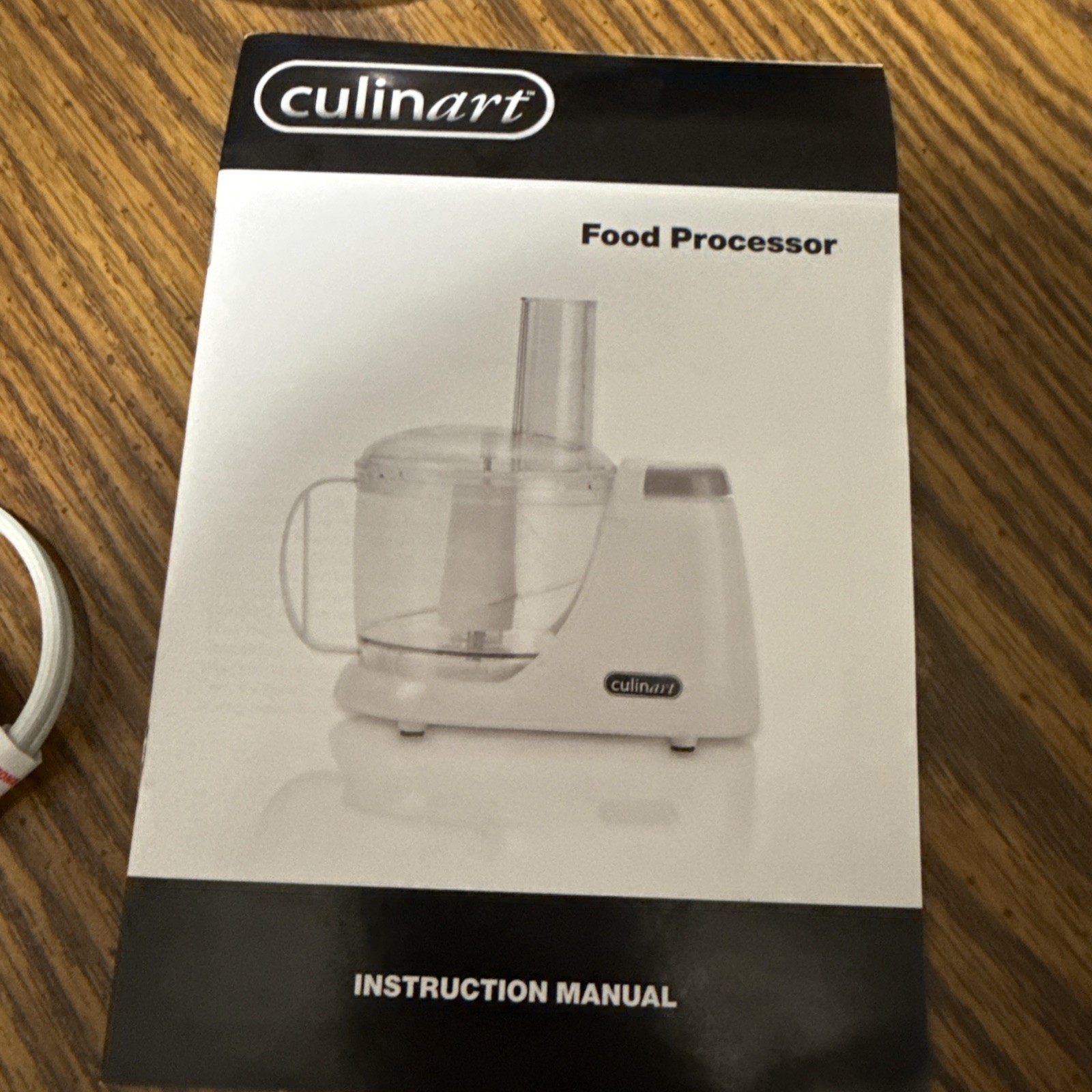 Culinart 24 FL Oz Food Processor -White, 250 Watts. Chop, Slice, Shred, Grind