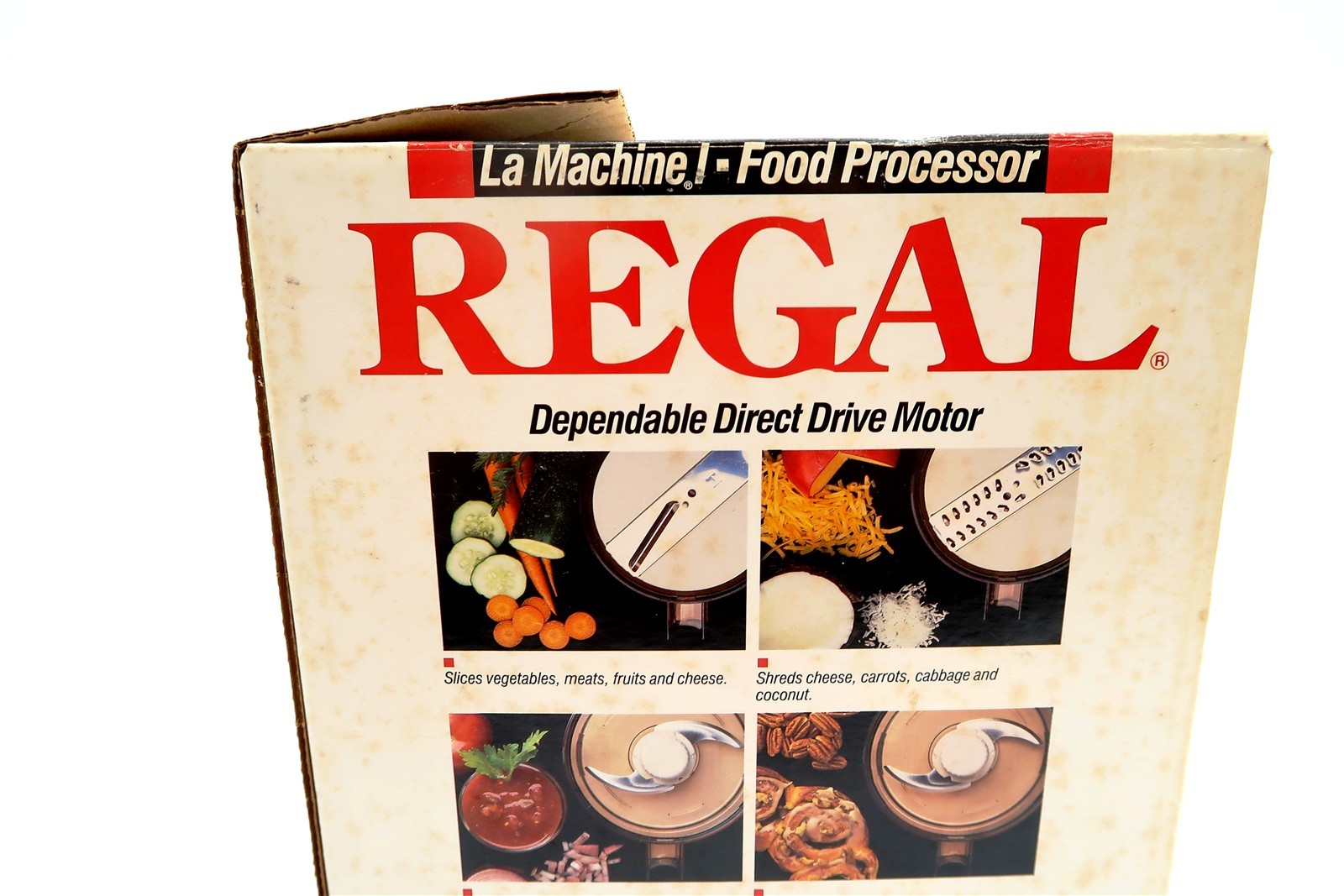 New REGAL La Machine I Food Processor Model V813 in Original Box NOS NIB (n2)