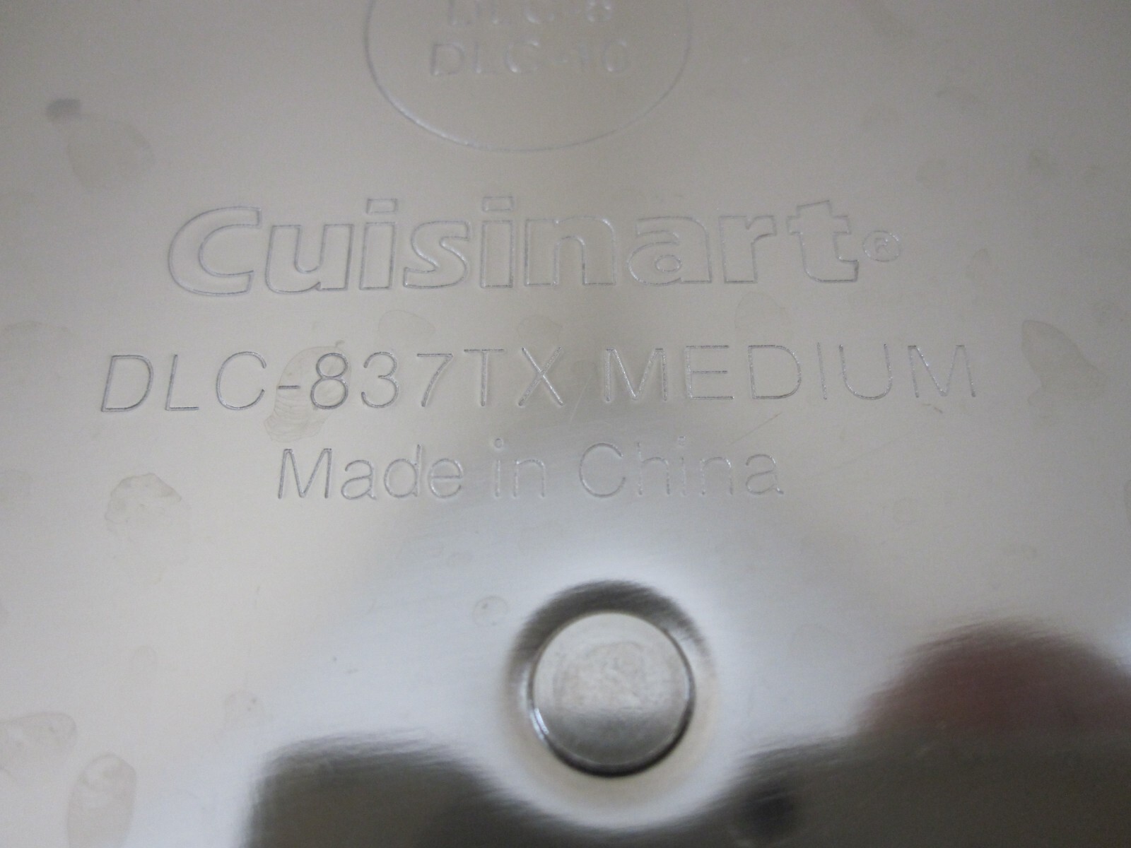 Cuisinart Grater Disc DLC-837TX Medium for DLC-10 DLC-8 EUC