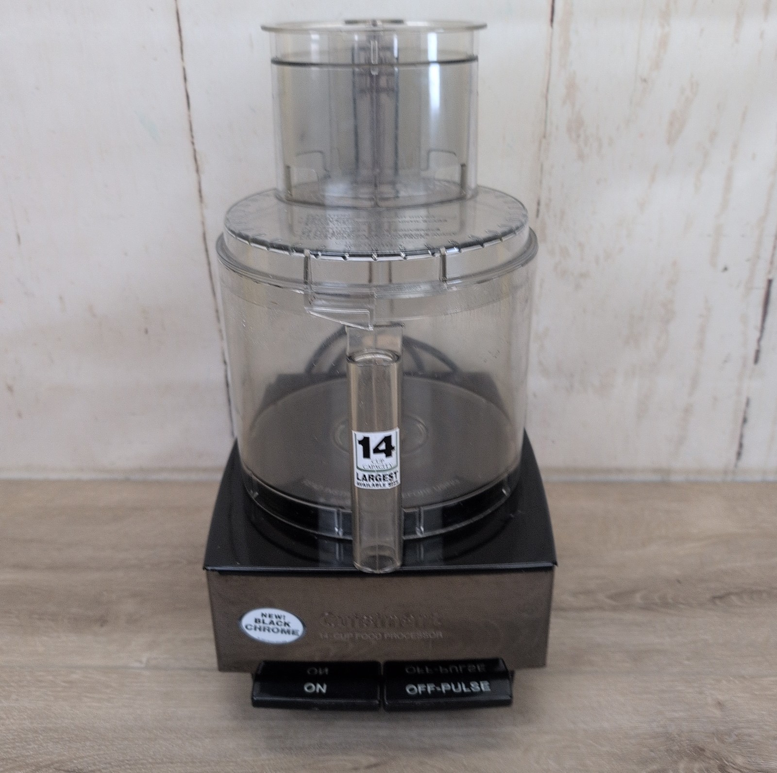 Cuisinart Custom 14 14-Cup Food Processor Black Chrome No Blades Tested