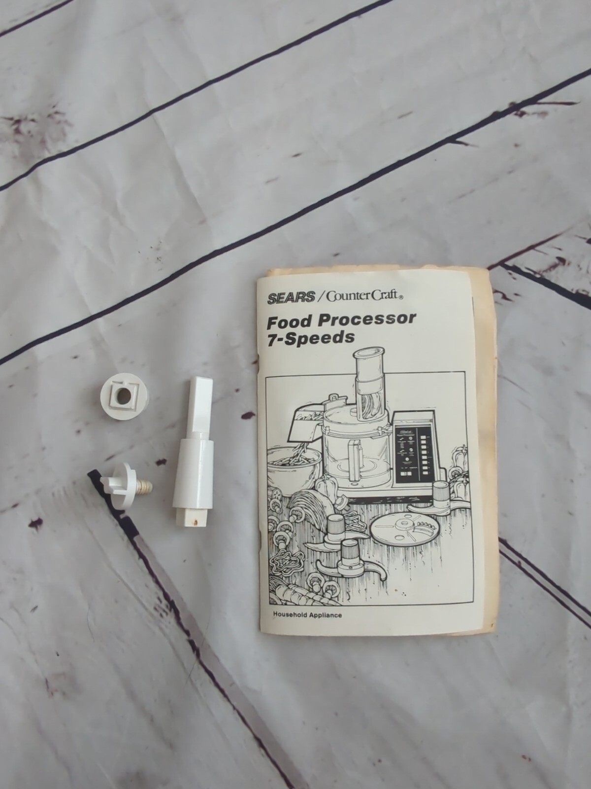 Sears Countercraft Food Processor, 7 Speeds, Base Blades Bowl Instructions works