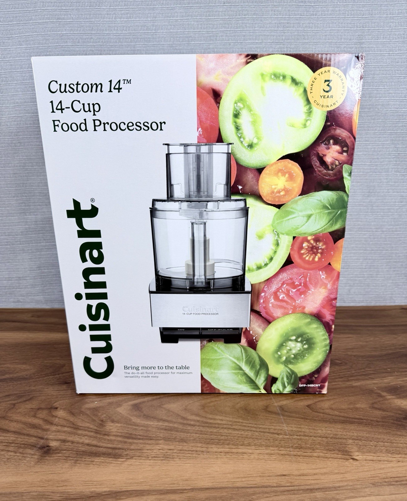 Cuisinart Custom 14 14-Cup Food Processor 720W Stainless Steel DFP-14BCNY