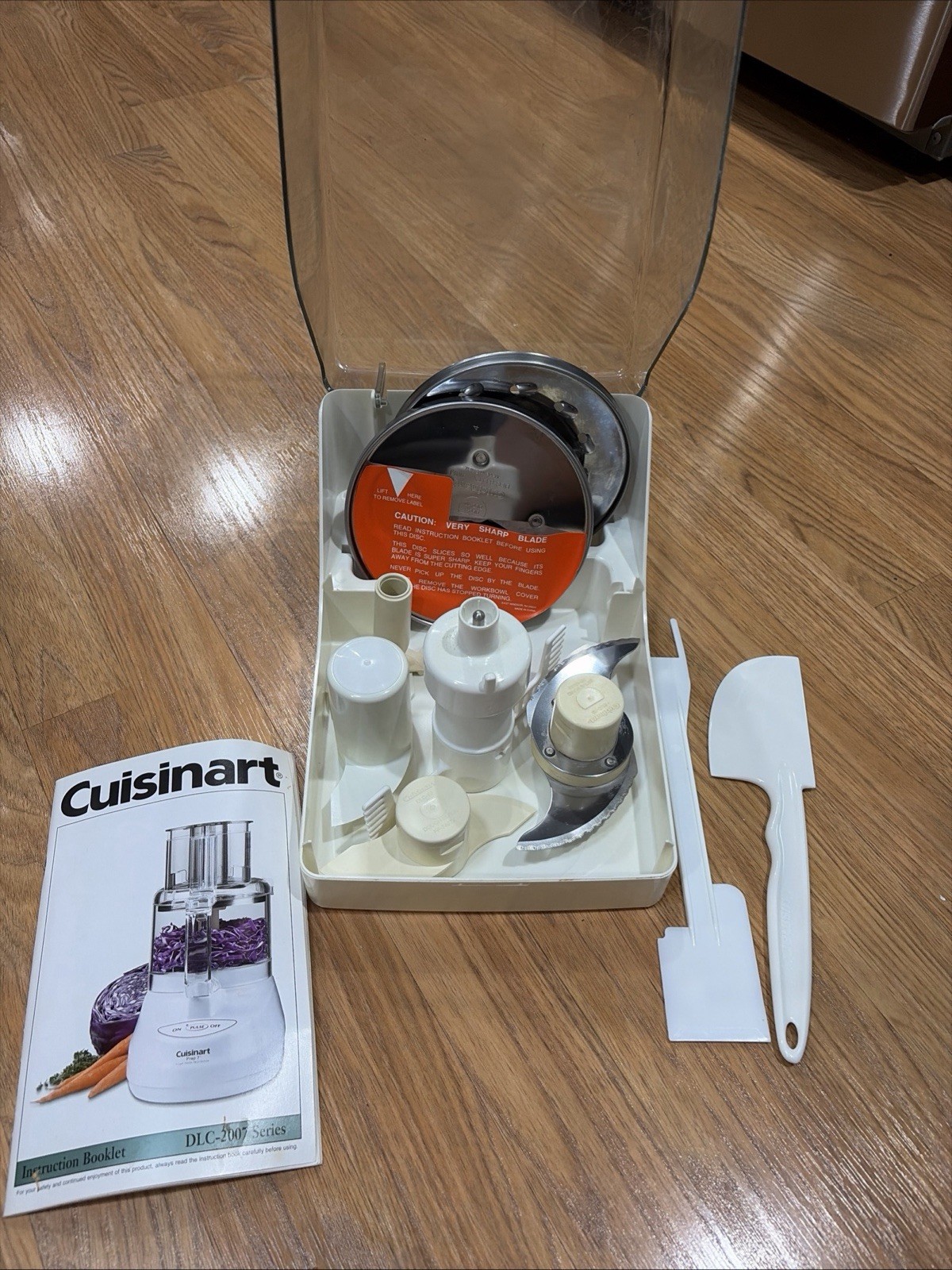 CUISINART REPLACEMENT PARTS MODEL DLC10 FOOD PROCESSOR PARTS, MANUAL &STORAGE