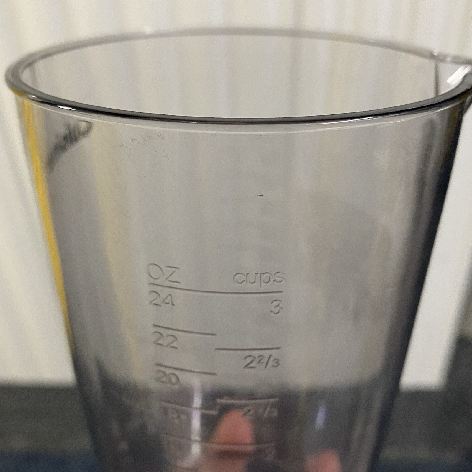 Cuisinart 3-Cup Beaker Replacement Part For Immersion Blender HB-400PC OEM Grey