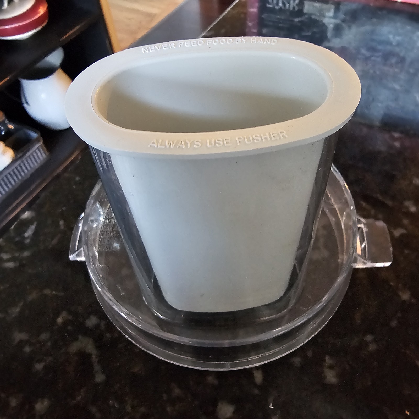 Hamilton Beach 702R Food Processor Replacement Lid Top Cover And Pusher