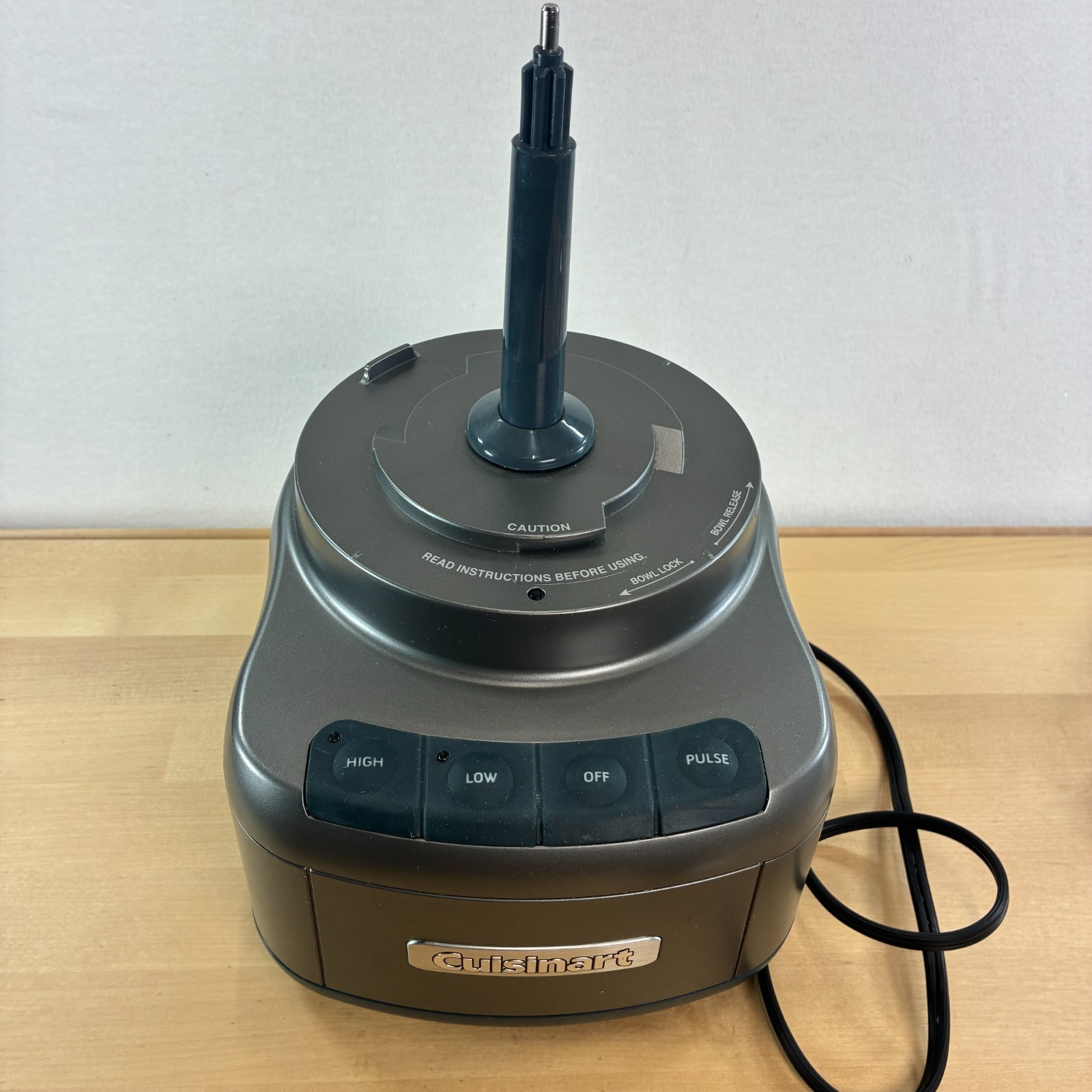 Cuisinart 8 Cup Food Processor Gunmetal 350W Vegetable Chopper Slicer FP-8GMP1