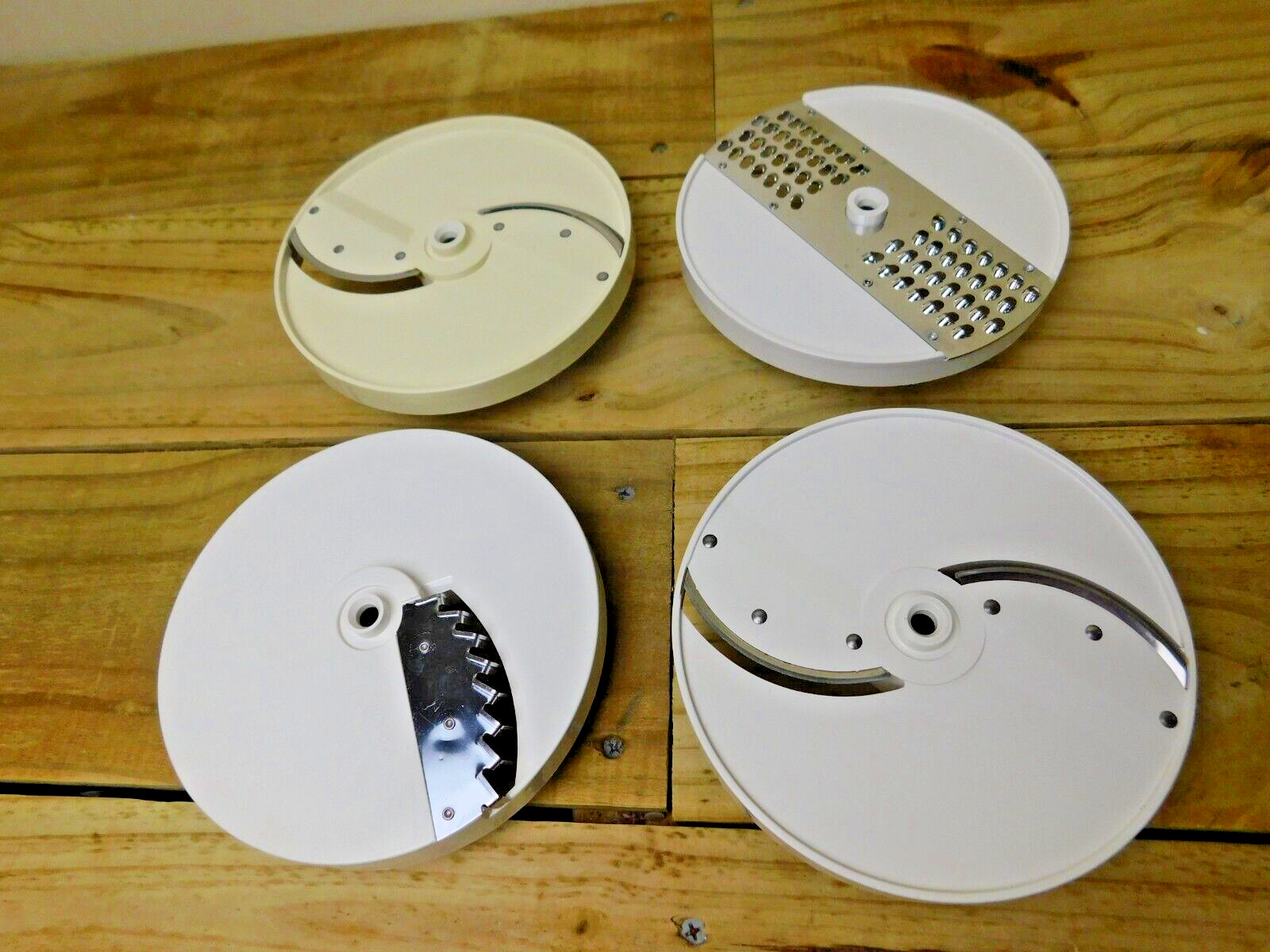 4 Oster Regency Kitchen Center Food Processor Slicing Shredding Cut Disc Blades