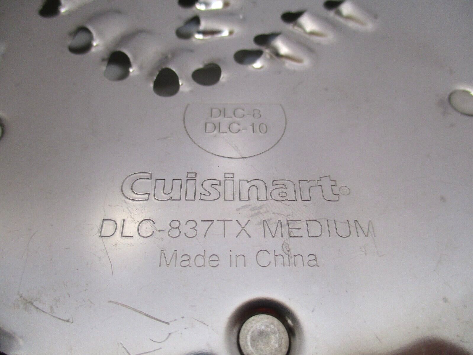 2 Cuisinart Food Processor Slicer+ Shredder: DLC-837TX Medium and DLC-844TX 4MM