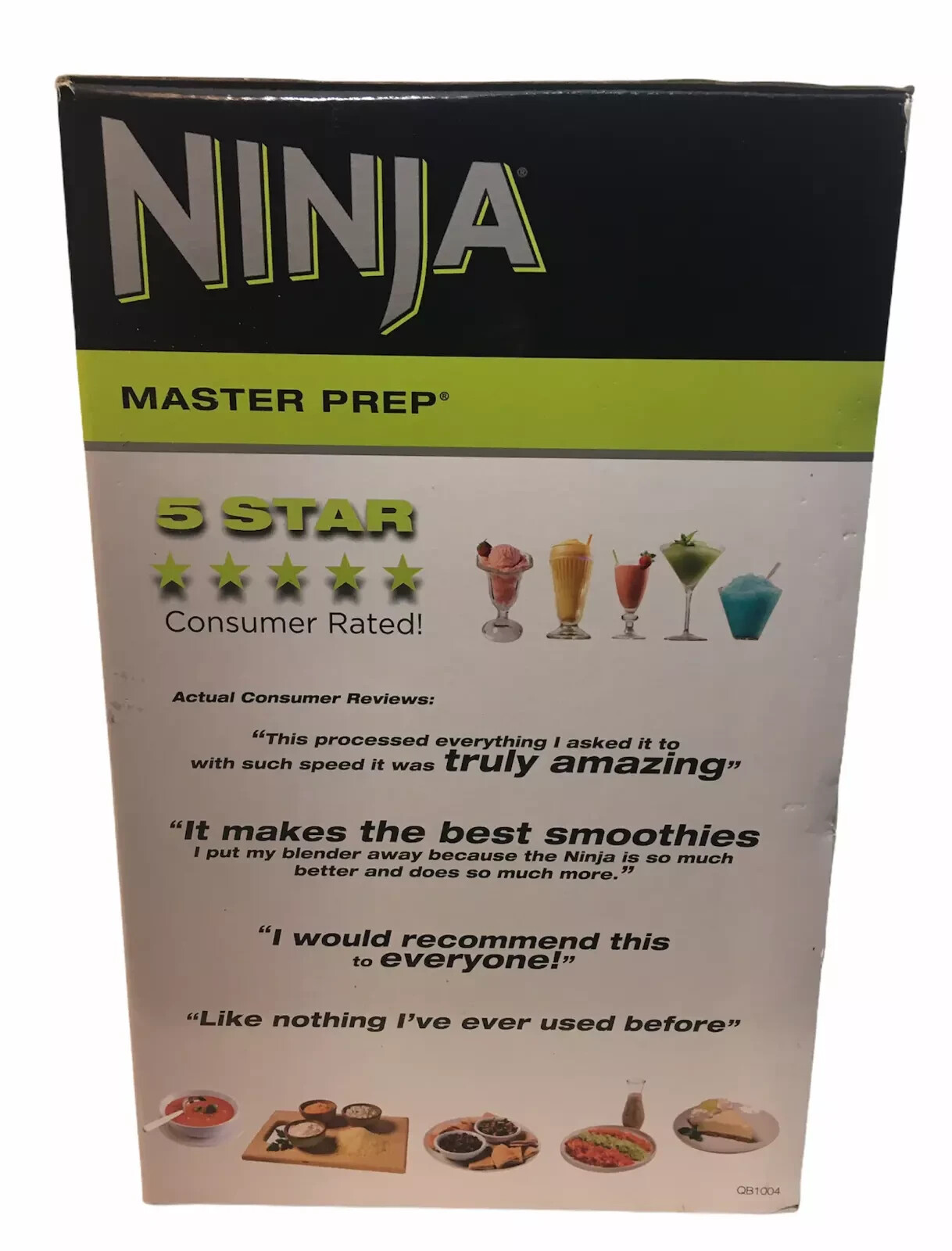 NEW Ninja Master Prep Professional Blender Food Processor w/ 16 Oz 40 Oz & 48 Oz