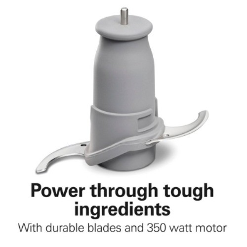 Hamilton Beach 3-Cup Stack & Press Food Chopper – Gray – 72740