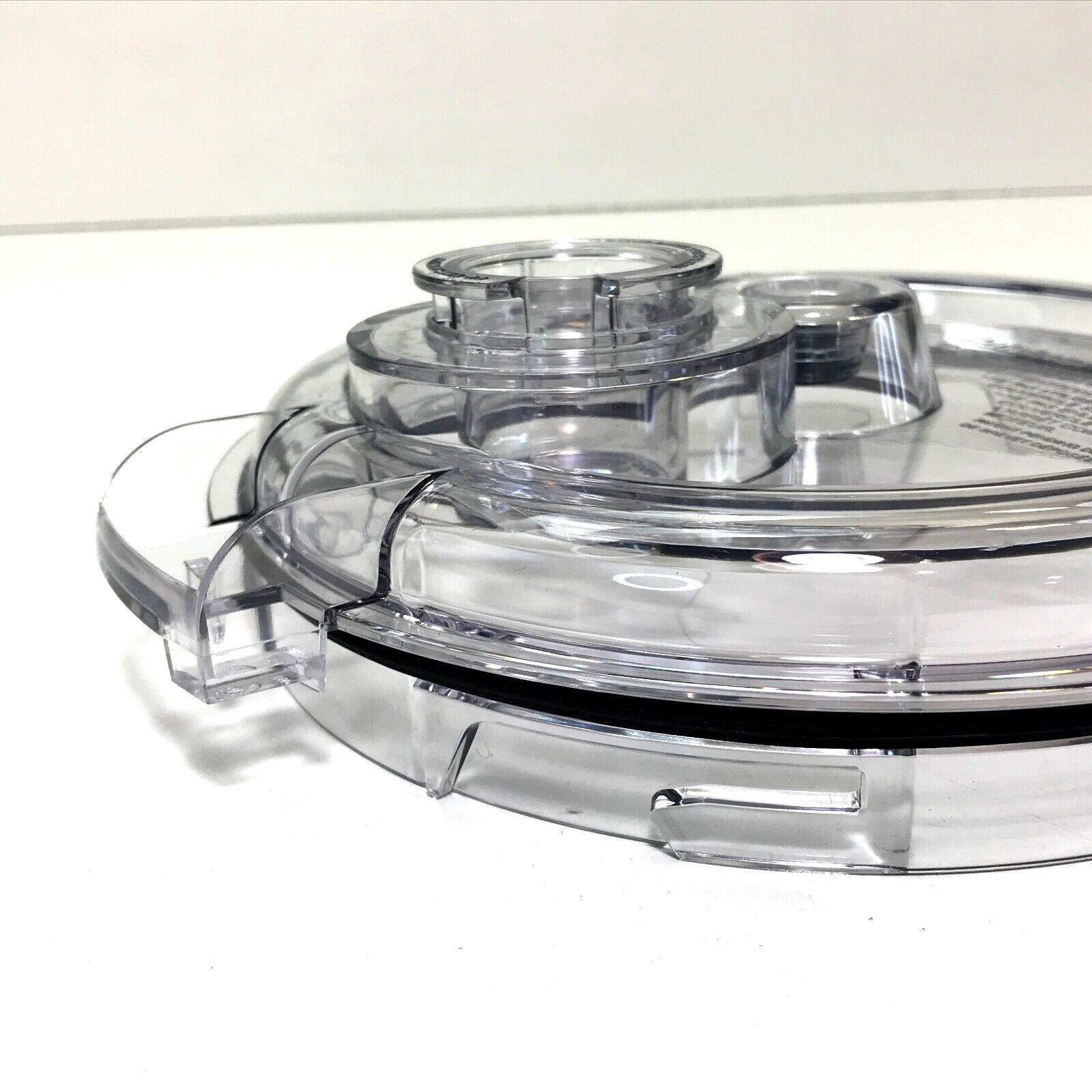 Cuisinart FP-13 CFP-26 SFP-13 FLAT LID for Work Bowl w/ Mini Cap Parts # FP-13FC
