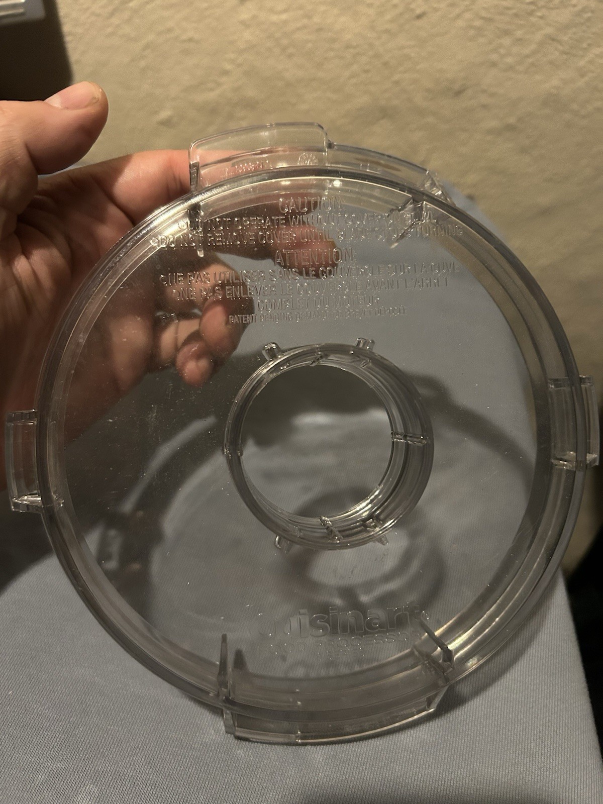 Cuisinart Pro Custom Food Processor Series 8 Flat Lid DLC-806GTXT No Cap